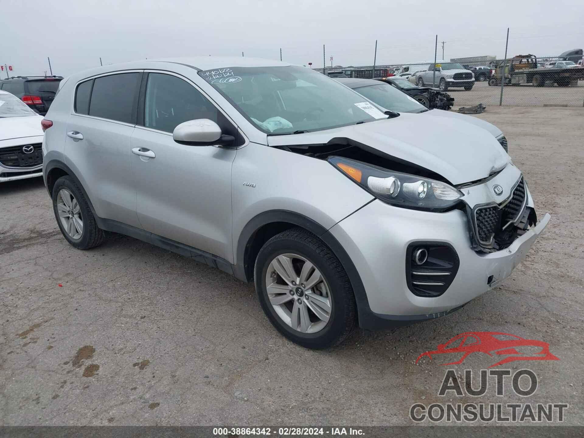 KIA SPORTAGE 2017 - KNDPMCACXH7284298
