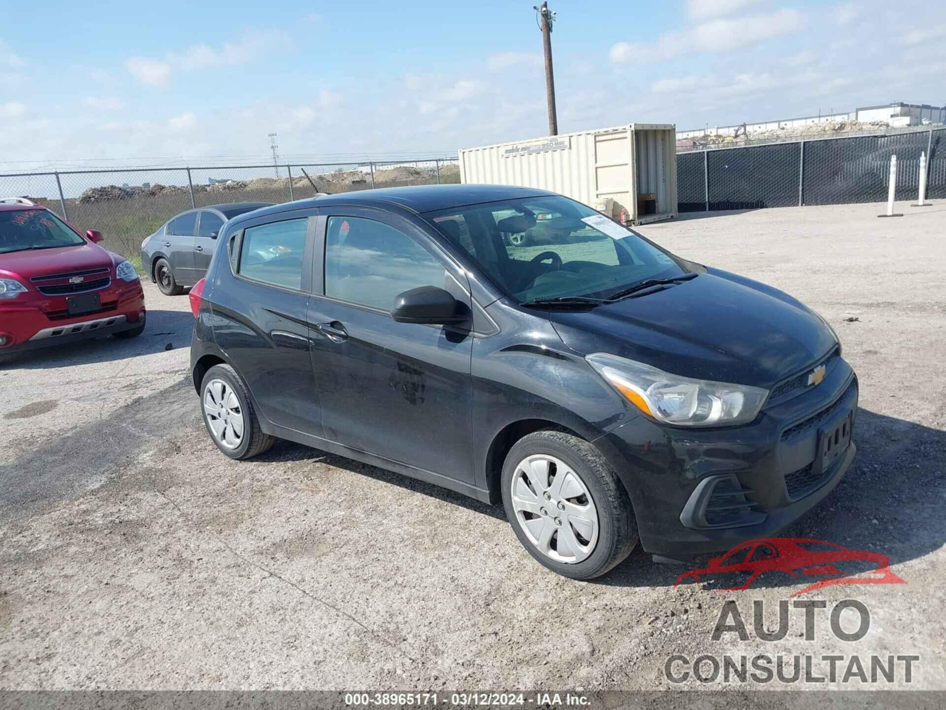 CHEVROLET SPARK 2017 - KL8CB6SA9HC828034