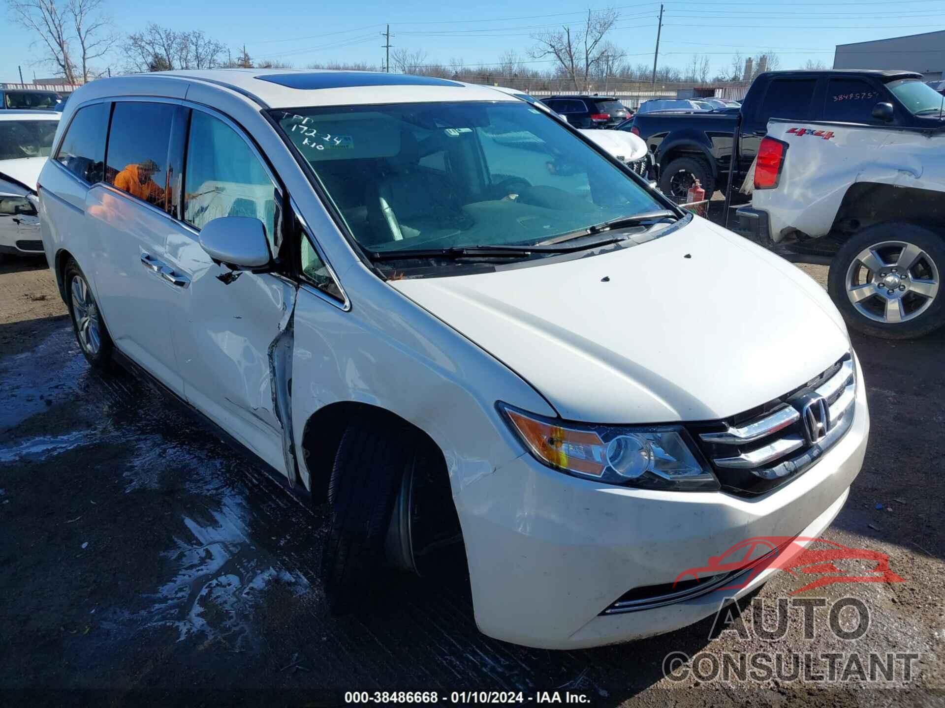 HONDA ODYSSEY 2016 - 5FNRL5H60GB165286