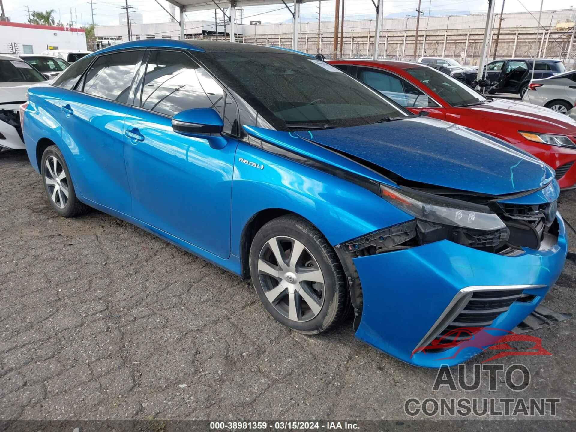 TOYOTA MIRAI 2019 - JTDBVRBD5KA006422