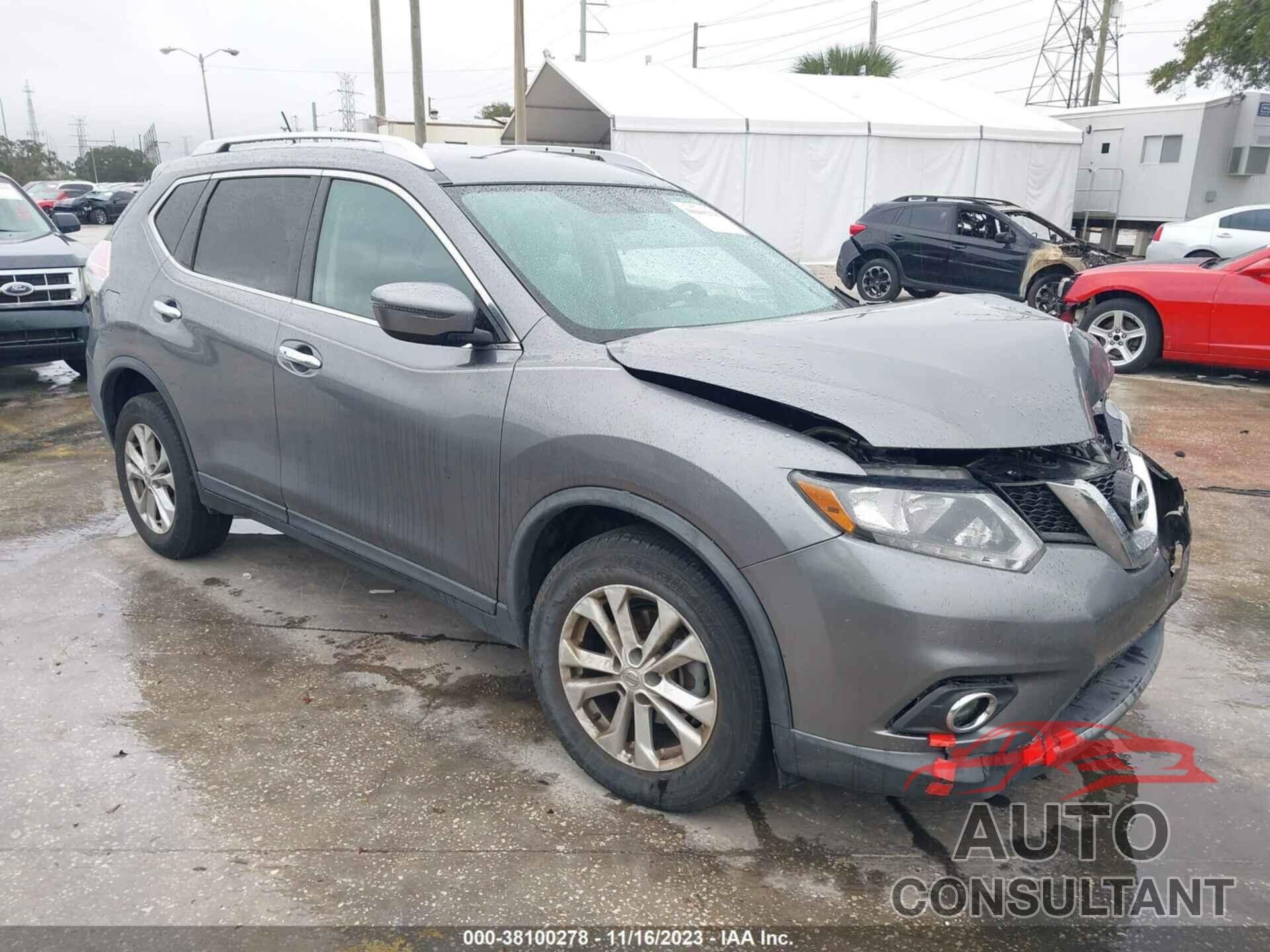 NISSAN ROGUE 2016 - KNMAT2MT9GP685547