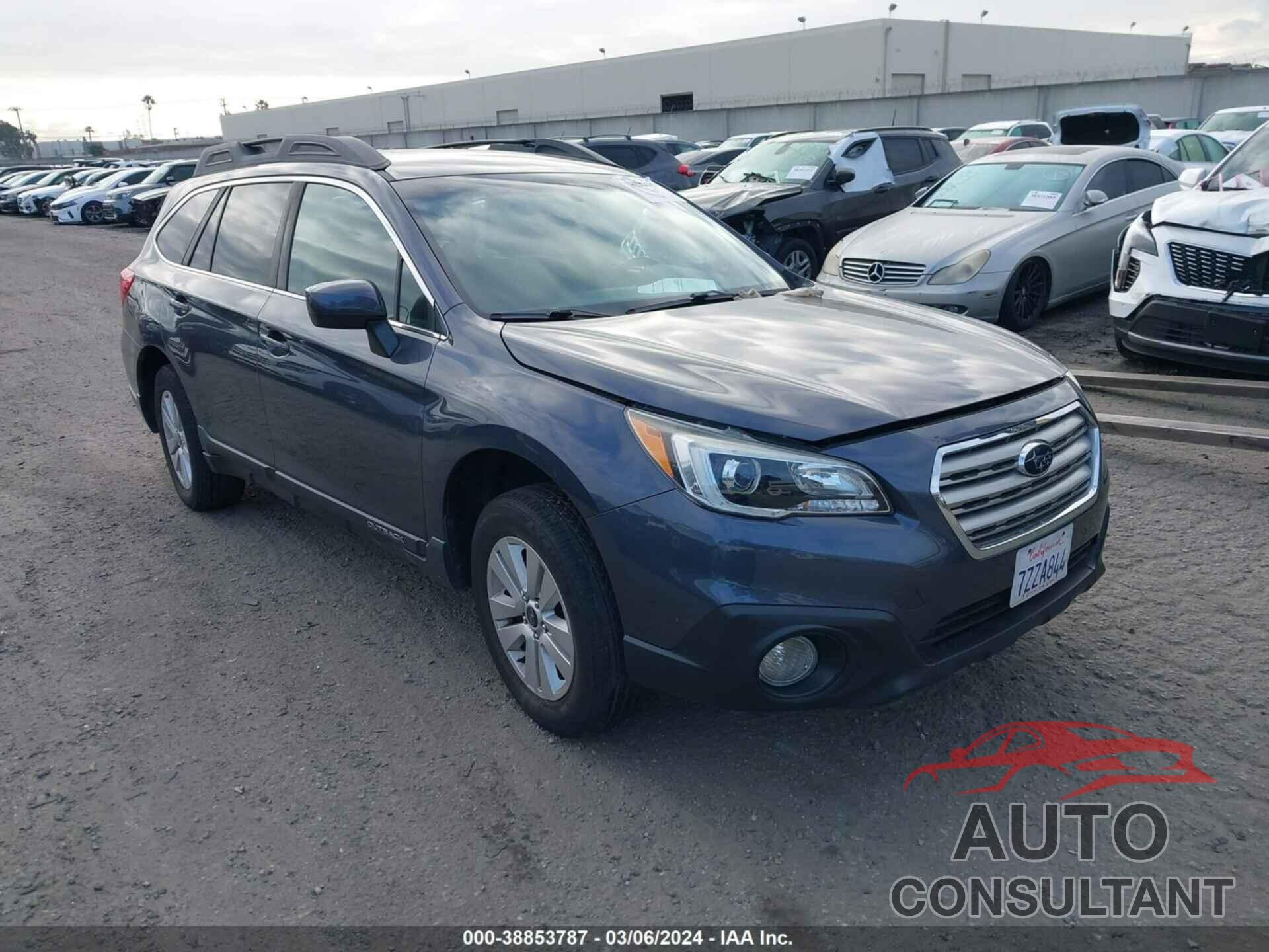 SUBARU OUTBACK 2017 - 4S4BSACC4H3422048