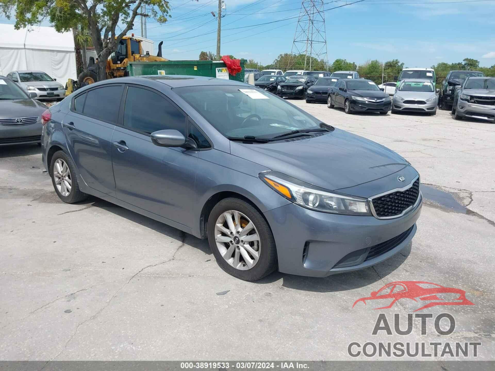 KIA FORTE 2017 - 3KPFL4A78HE049714