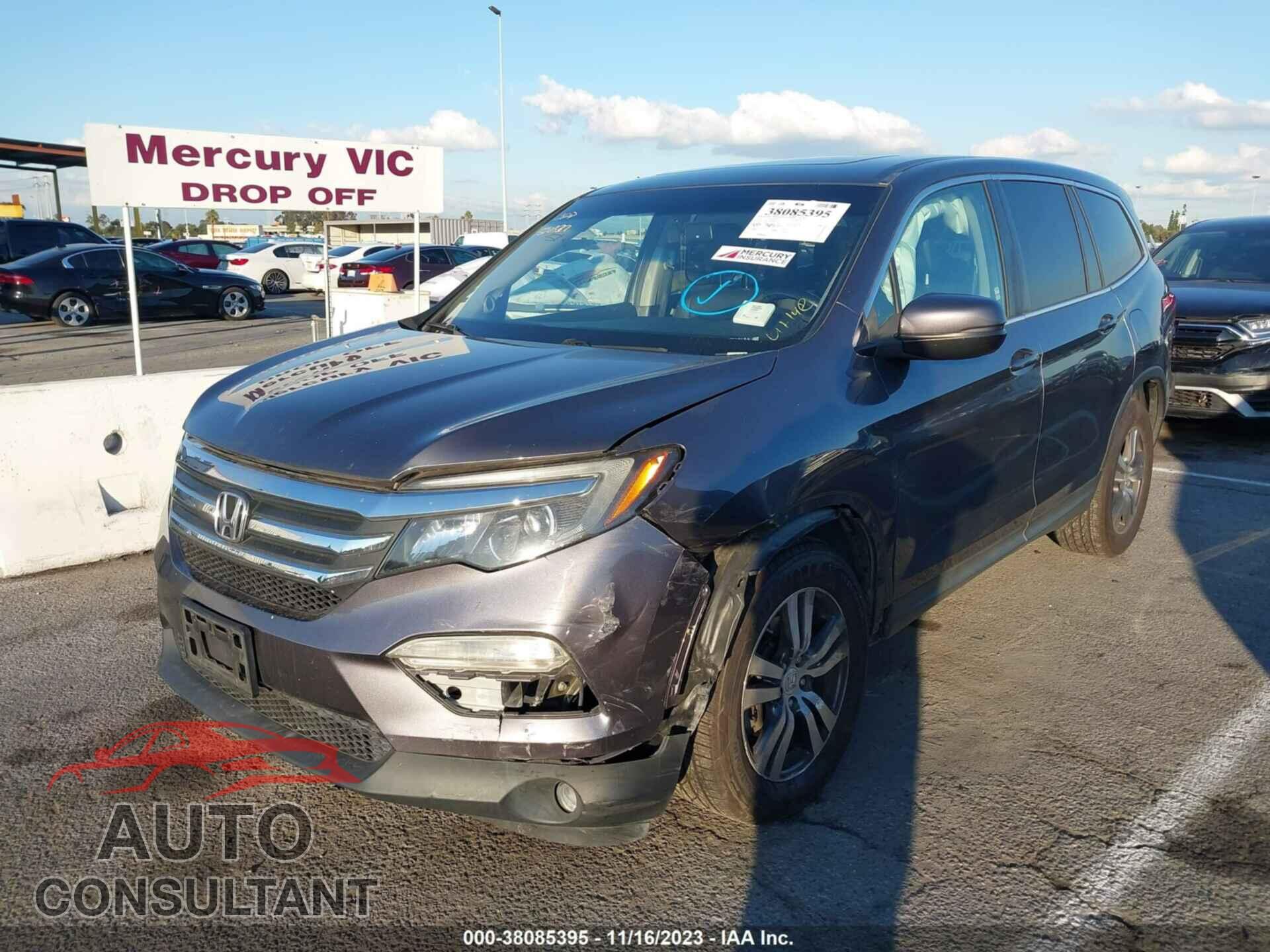 HONDA PILOT 2017 - 5FNYF5H57HB001822
