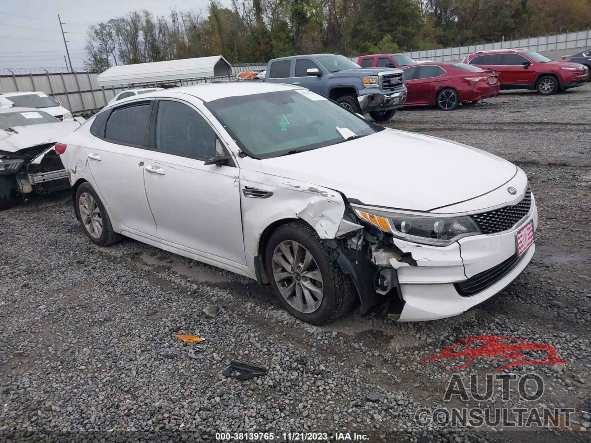 KIA OPTIMA 2016 - 5XXGU4L36GG079957