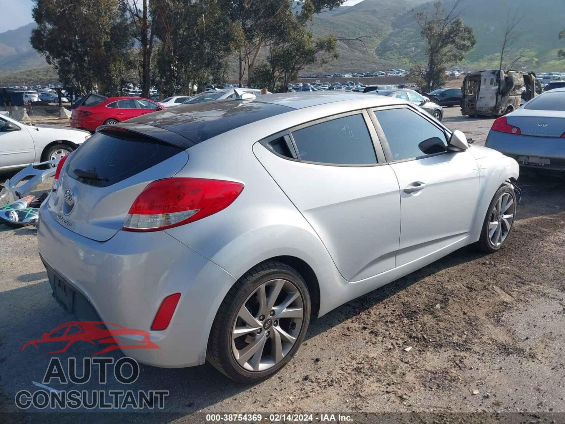 HYUNDAI VELOSTER 2017 - KMHTC6AD9HU309328