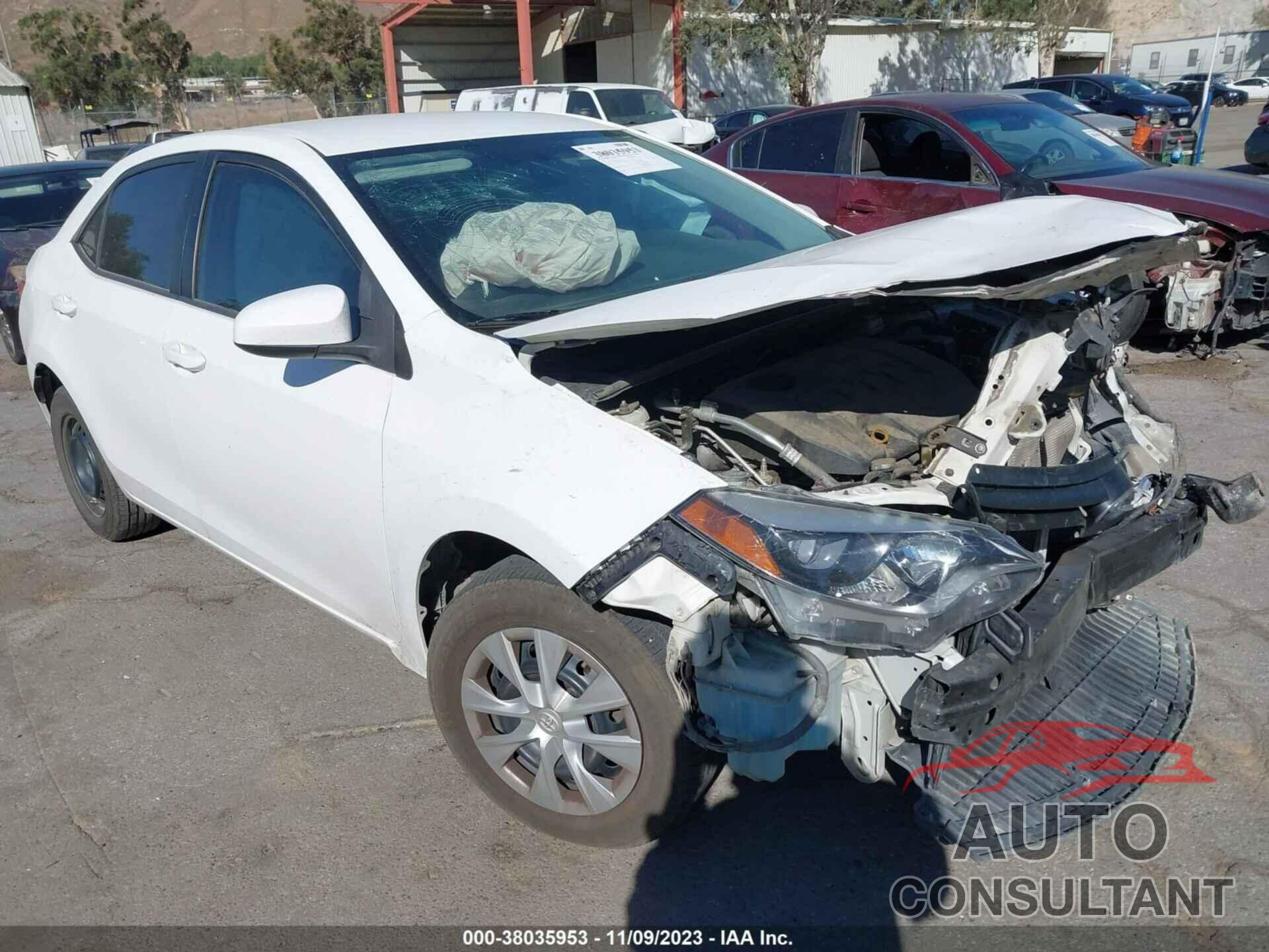 TOYOTA COROLLA 2016 - 5YFBURHE9GP496630