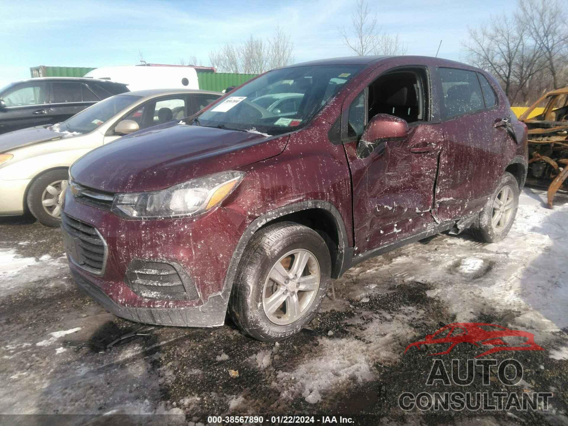 CHEVROLET TRAX 2017 - 3GNCJNSB2HL275722