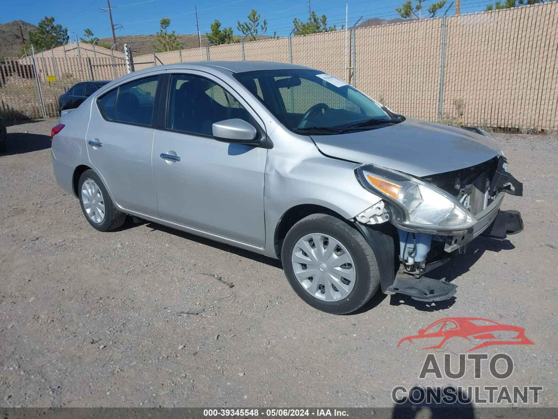 NISSAN VERSA 2018 - 3N1CN7AP7JL803592