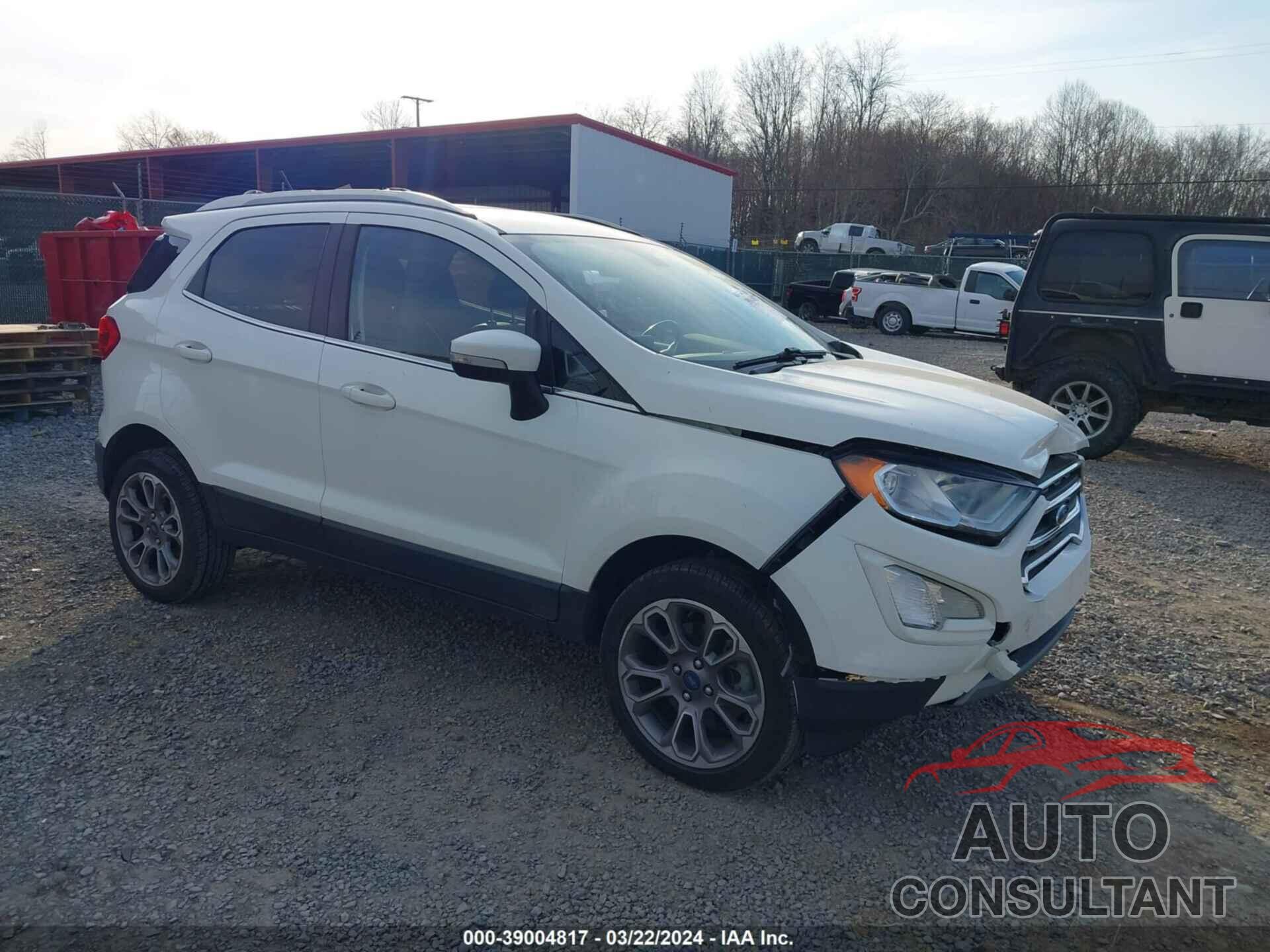 FORD ECOSPORT 2019 - MAJ6S3KL8KC268007