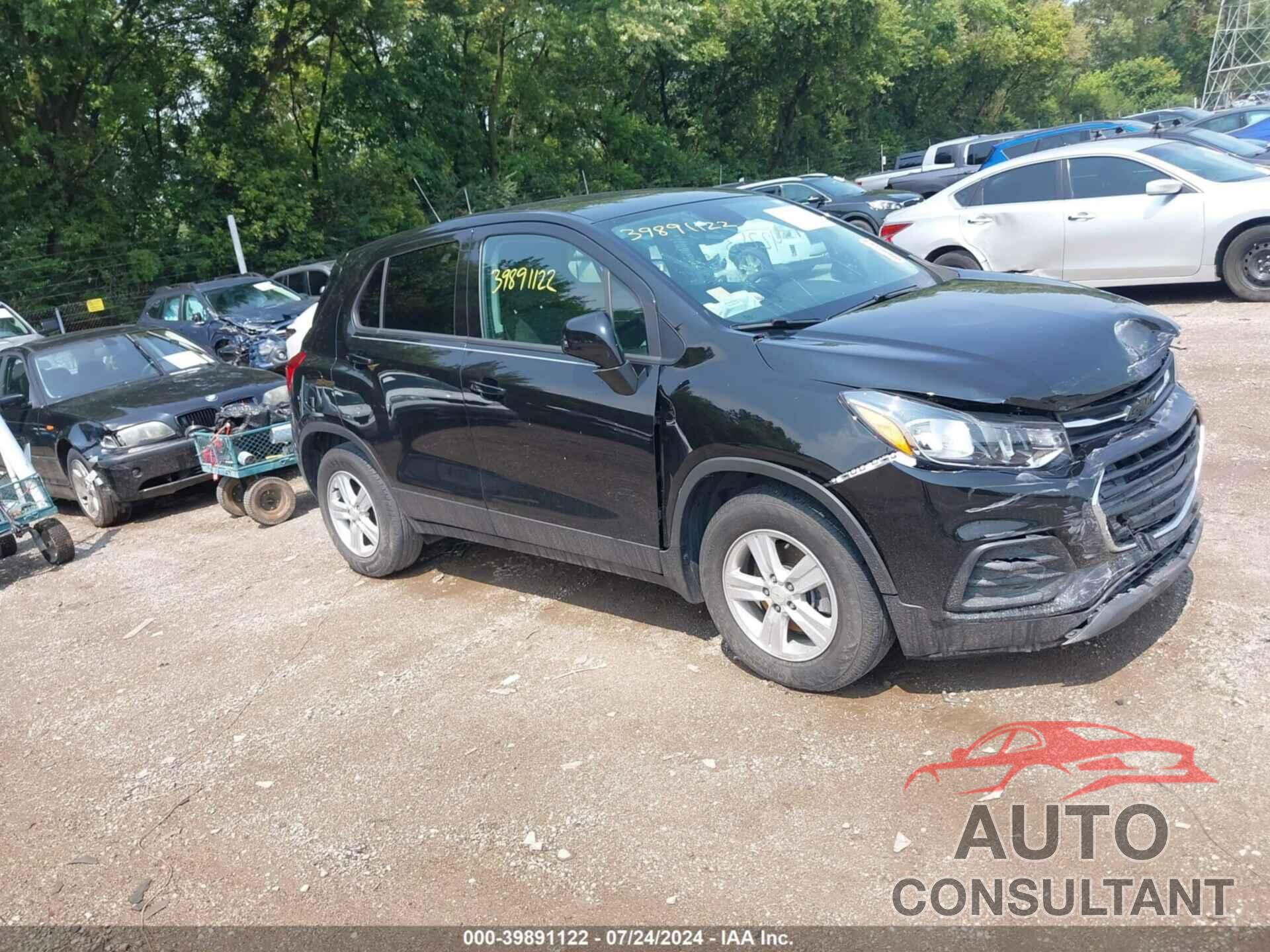 CHEVROLET TRAX 2020 - KL7CJKSB7LB053515