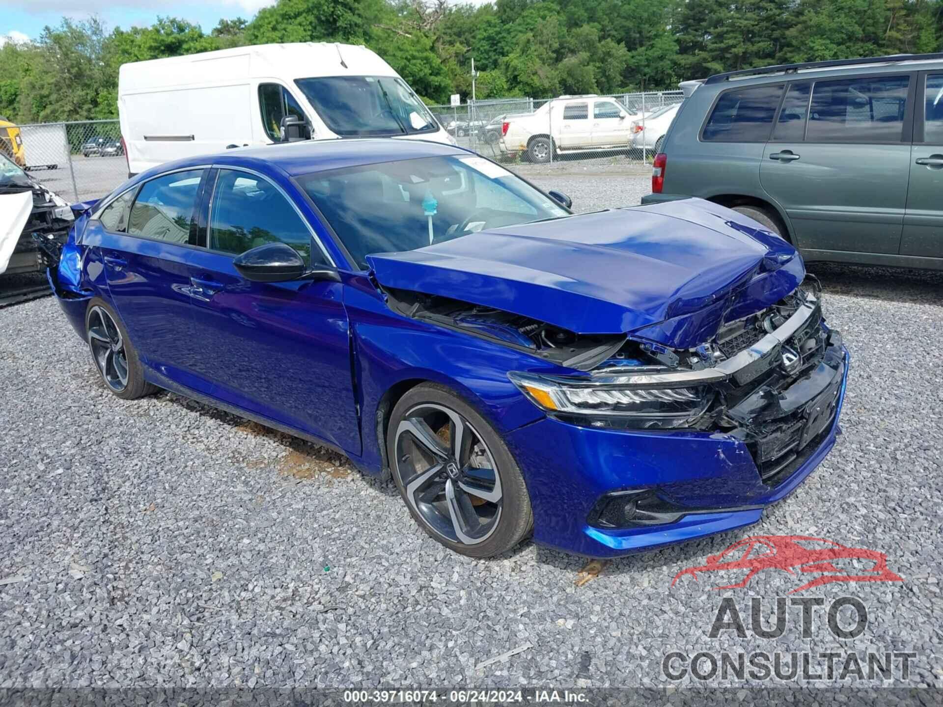 HONDA ACCORD 2021 - 1HGCV1F39MA098274