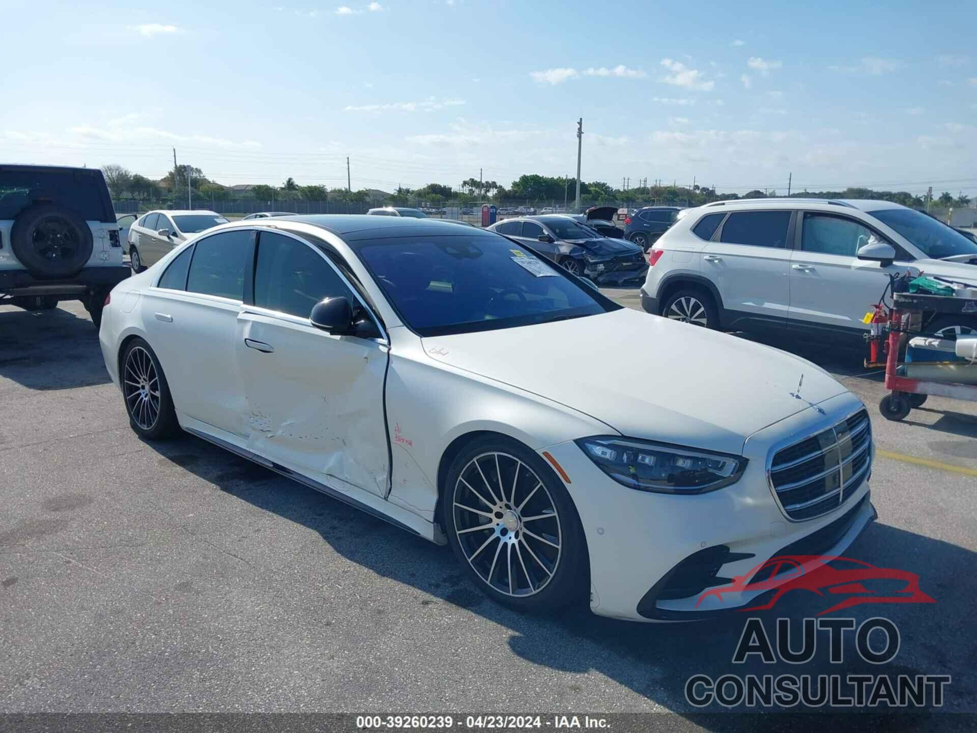 MERCEDES-BENZ S 500 2022 - W1K6G6DB4NA085629