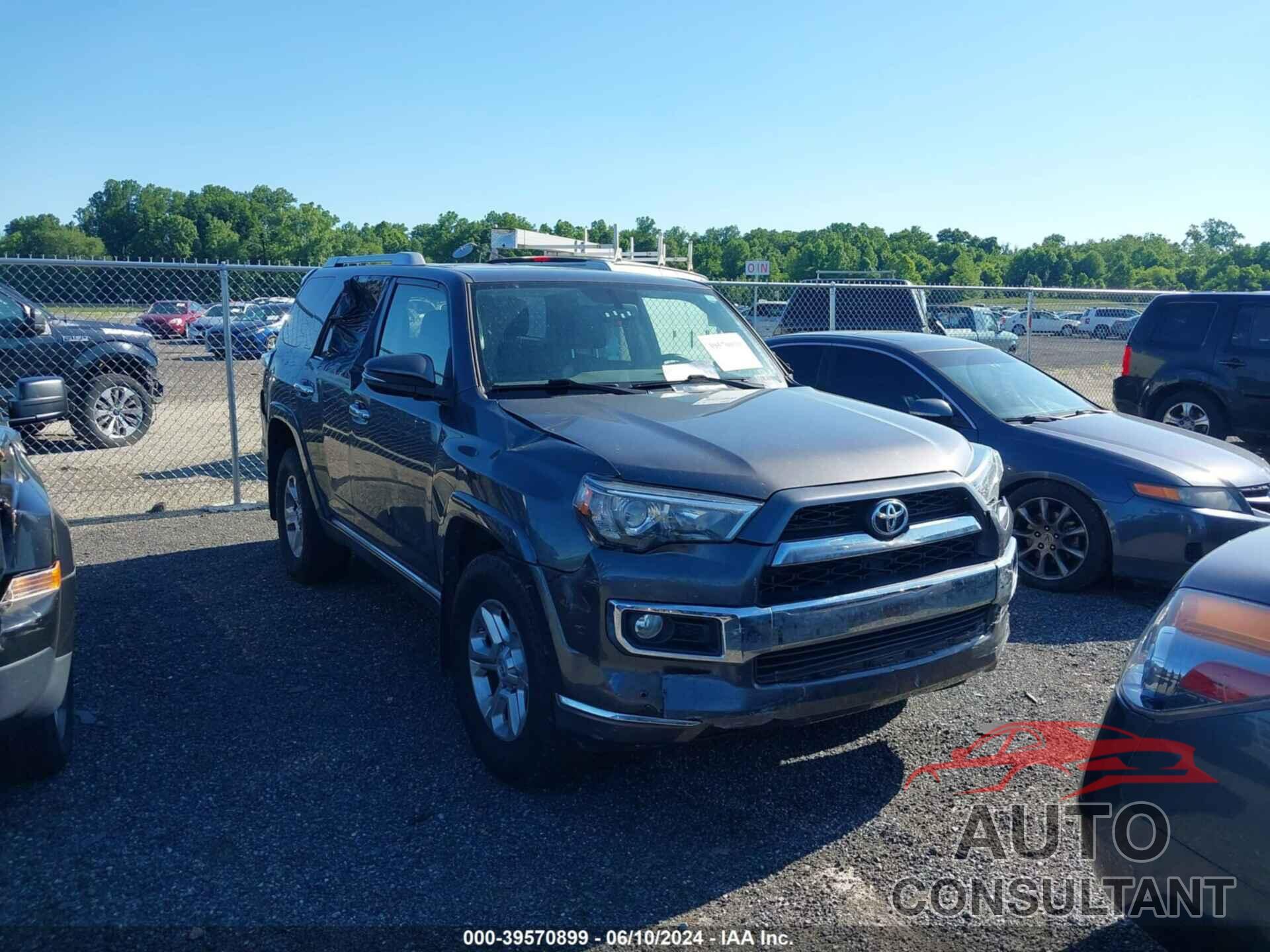 TOYOTA 4RUNNER 2016 - JTEBU5JR9G5277665