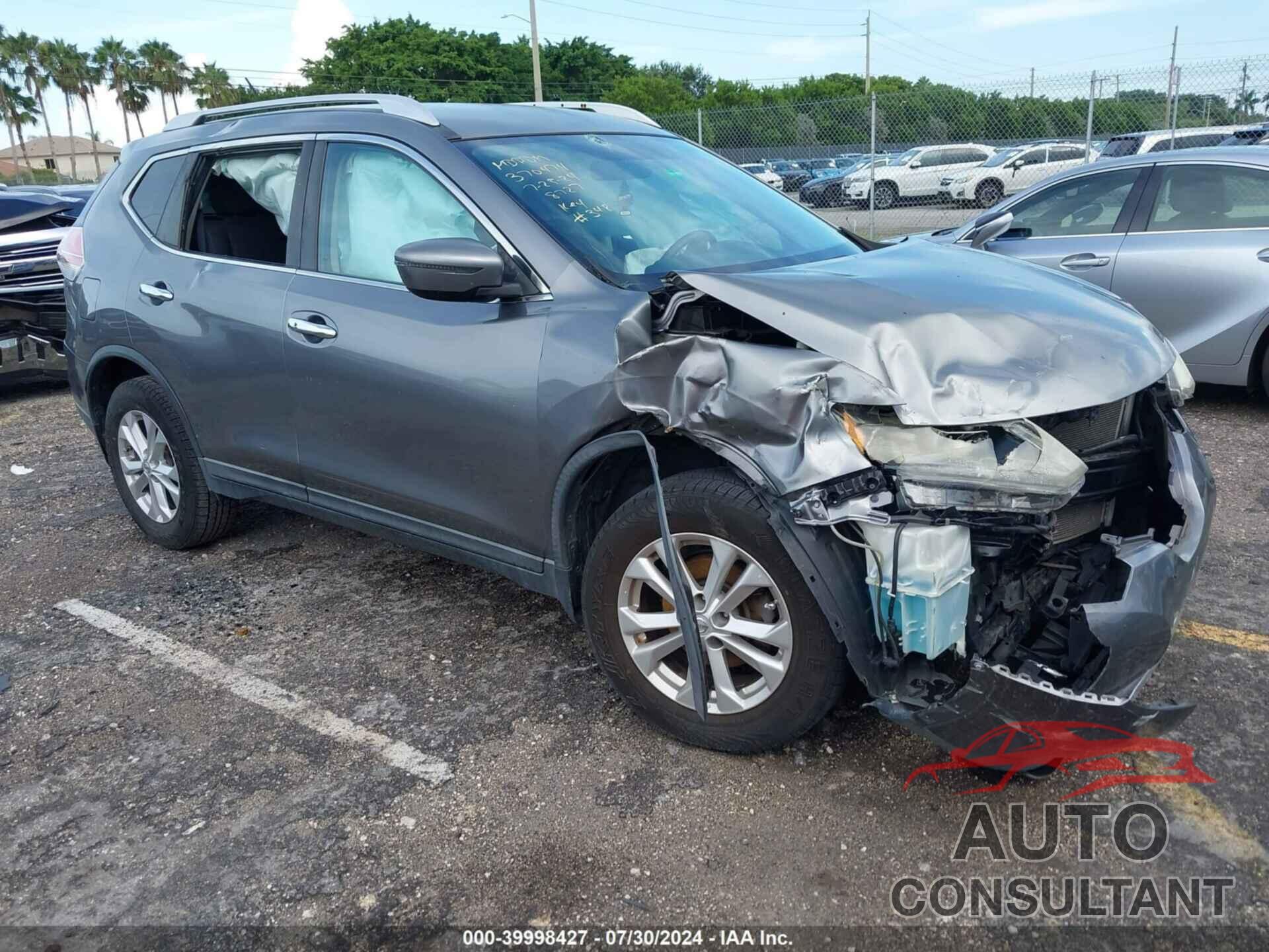 NISSAN ROGUE 2016 - KNMAT2MT1GP628727