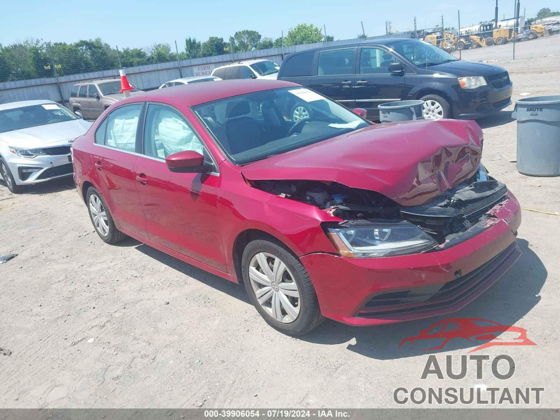 VOLKSWAGEN JETTA 2017 - 3VW2B7AJ3HM322222