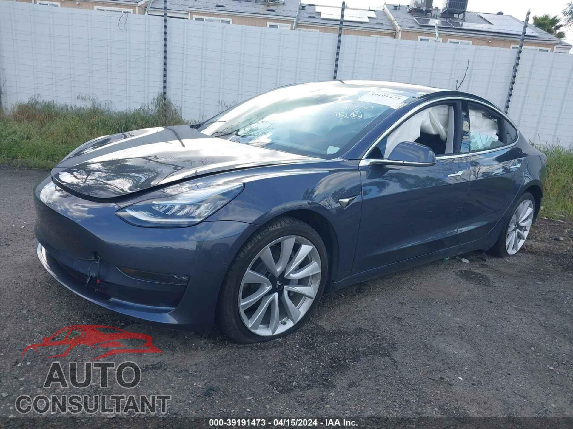TESLA MODEL 3 2019 - 5YJ3E1EB8KF205620