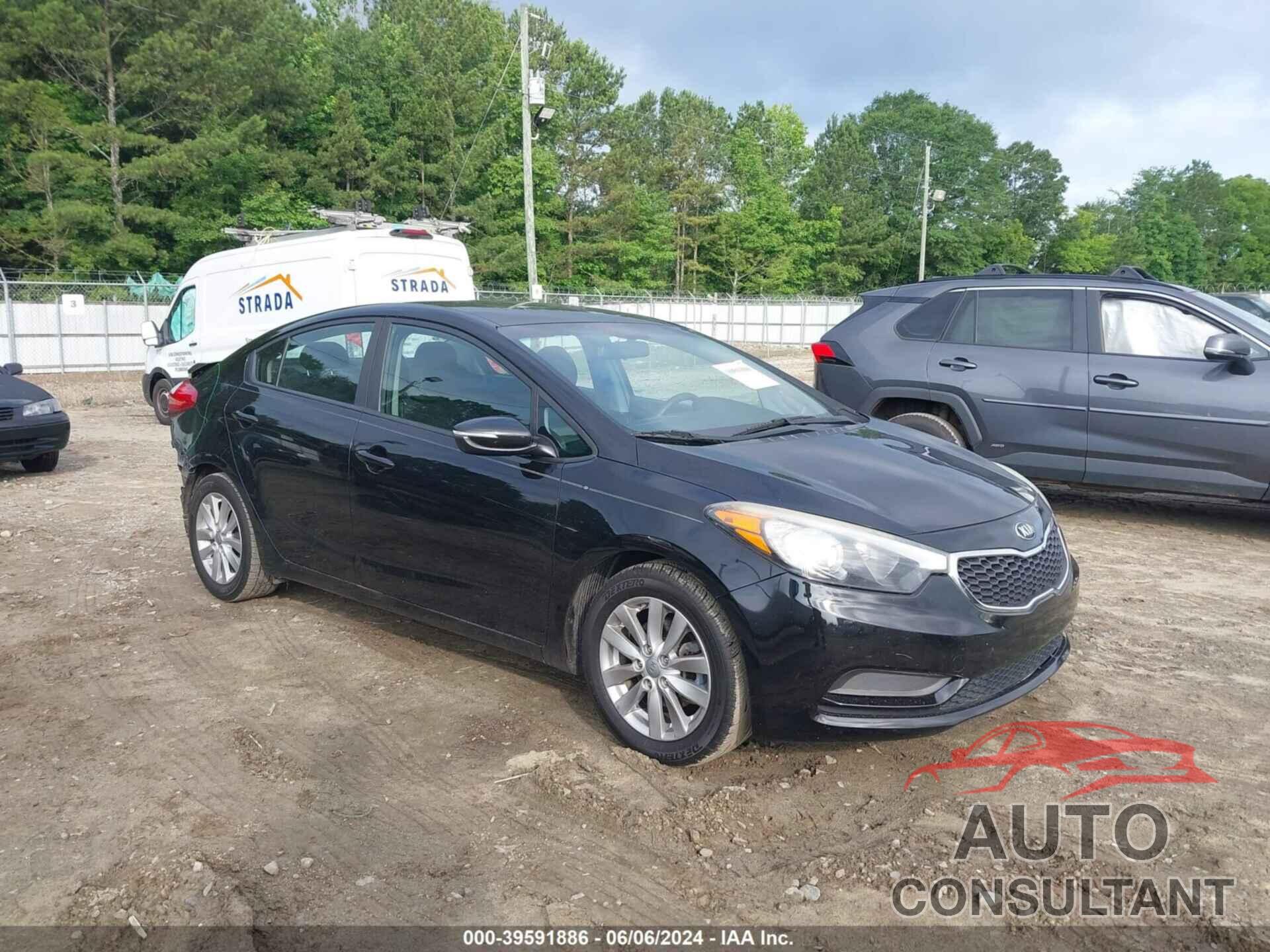 KIA FORTE 2016 - KNAFX4A63G5582234