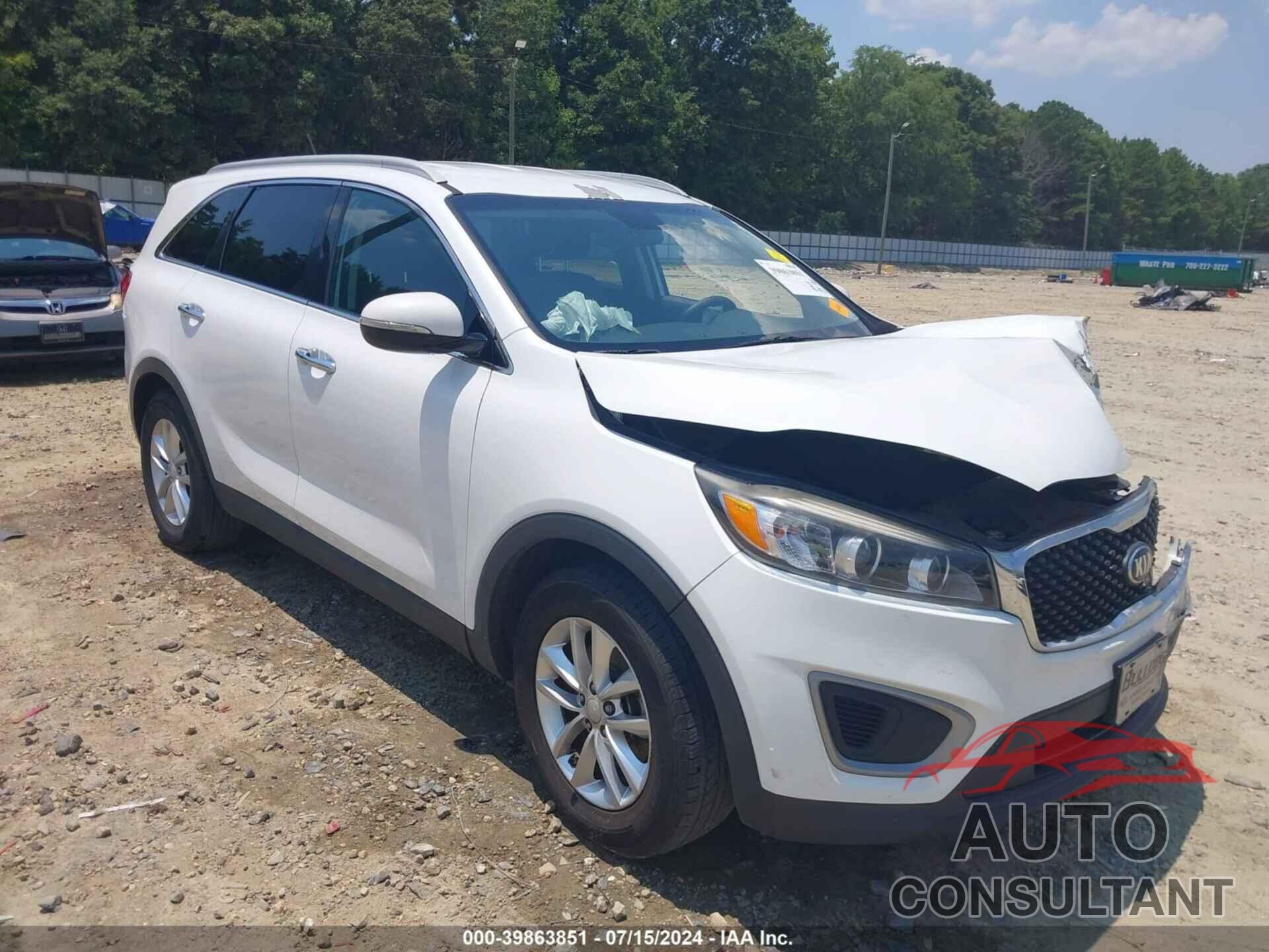 KIA SORENTO 2017 - 5XYPG4A51HG197438