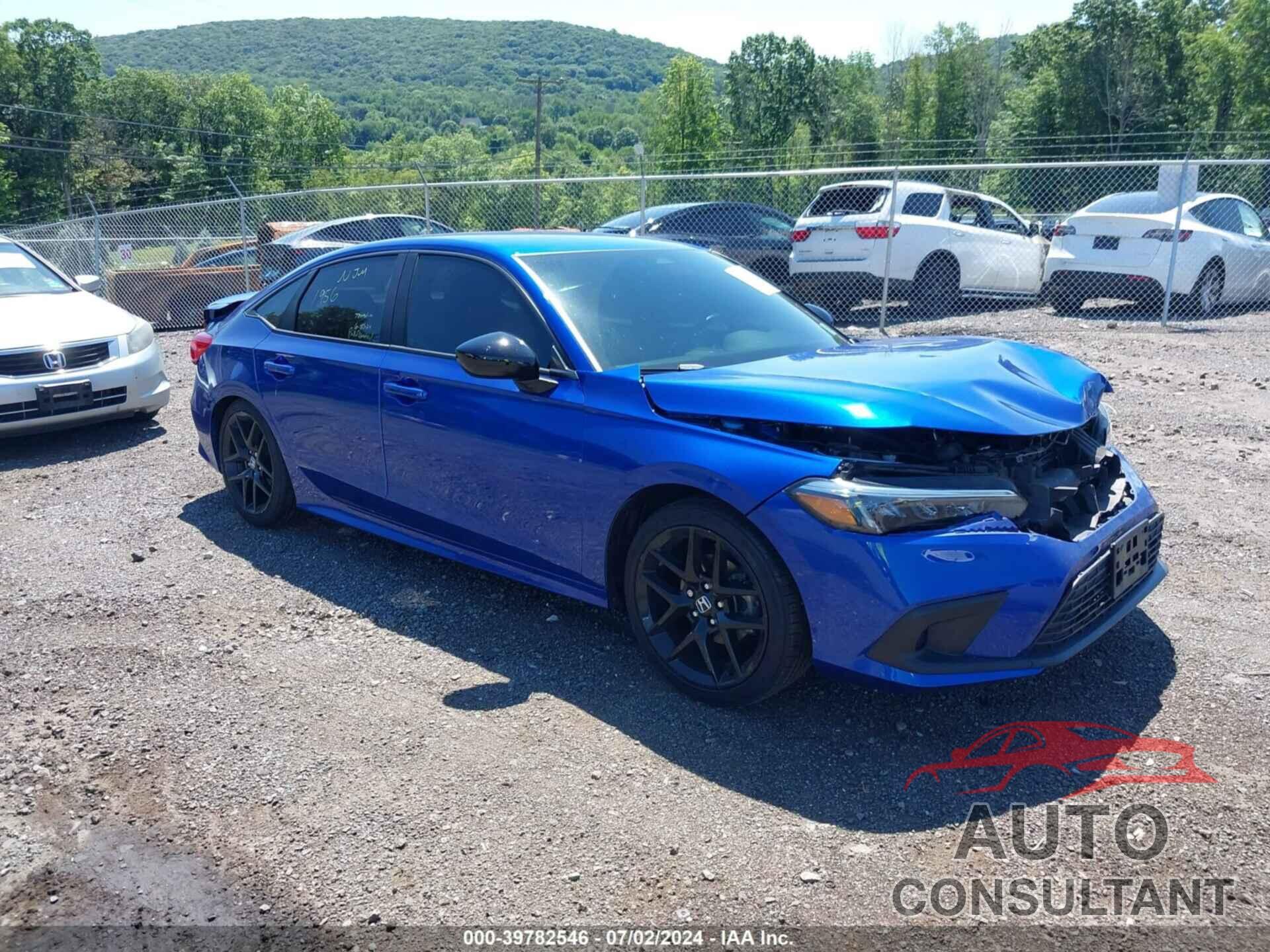 HONDA CIVIC 2022 - 2HGFE2F54NH502900