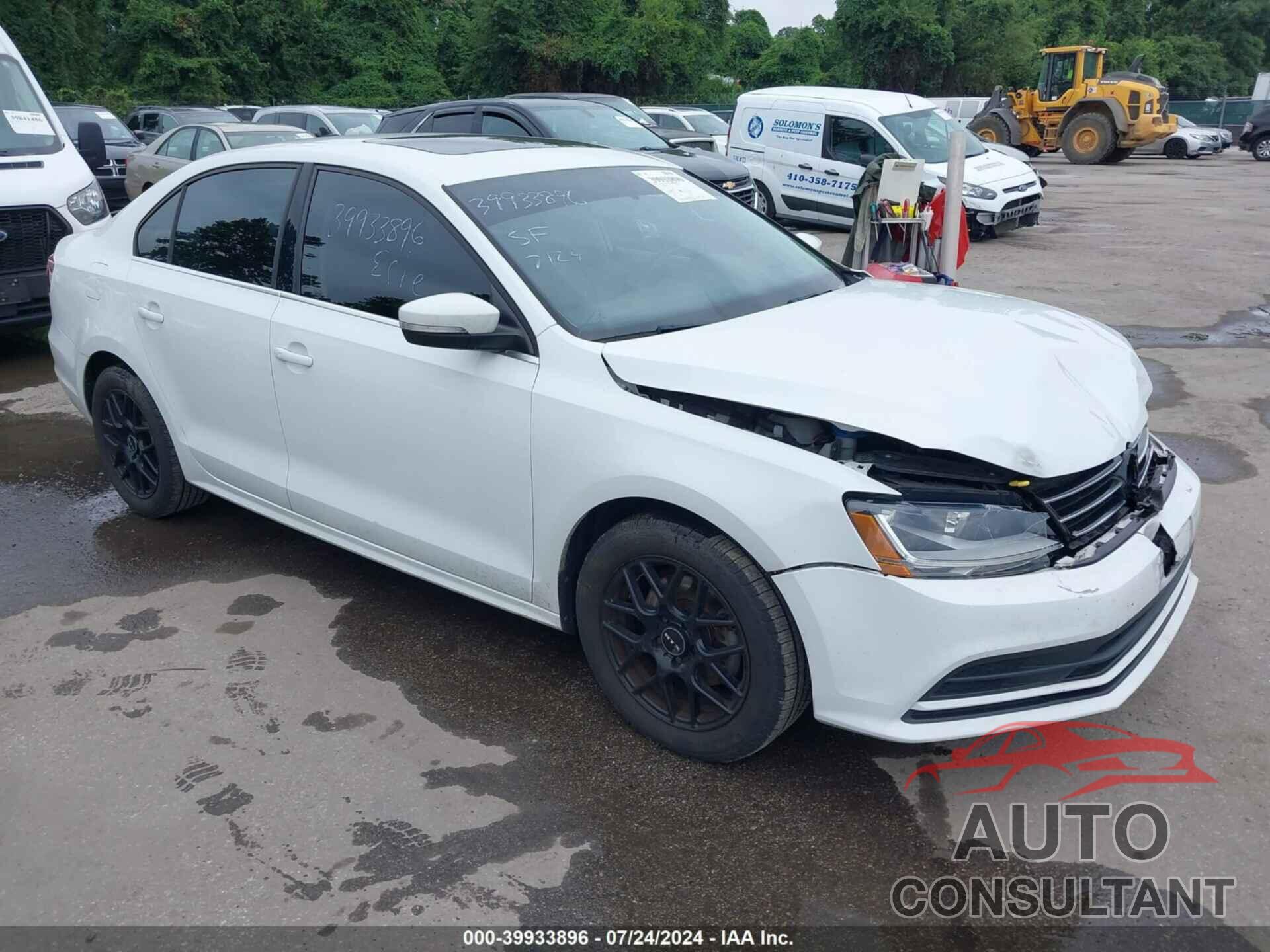 VOLKSWAGEN JETTA 2017 - 3VWDB7AJ0HM371399