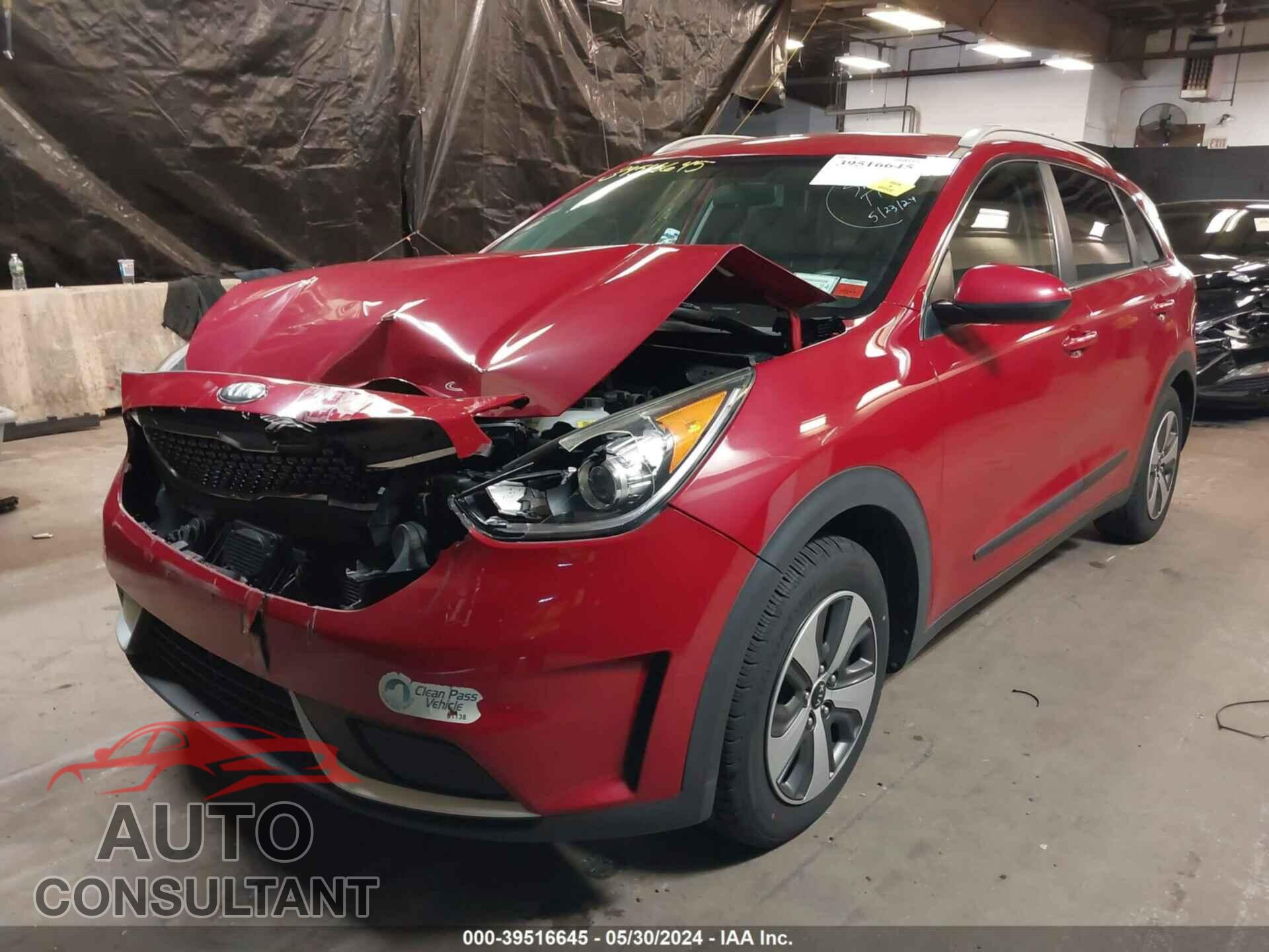 KIA NIRO 2017 - KNDCB3LC9H5068360