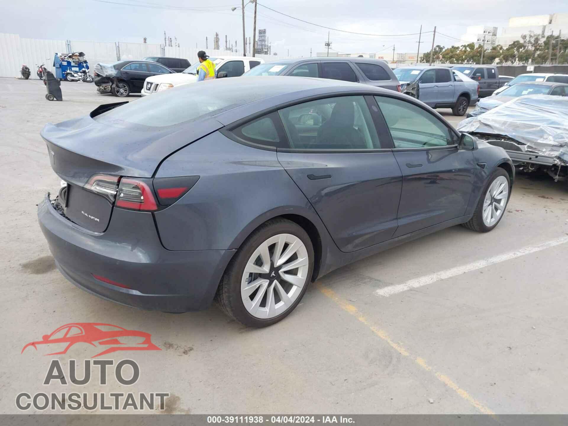 TESLA MODEL 3 2022 - 5YJ3E1EB4NF322261