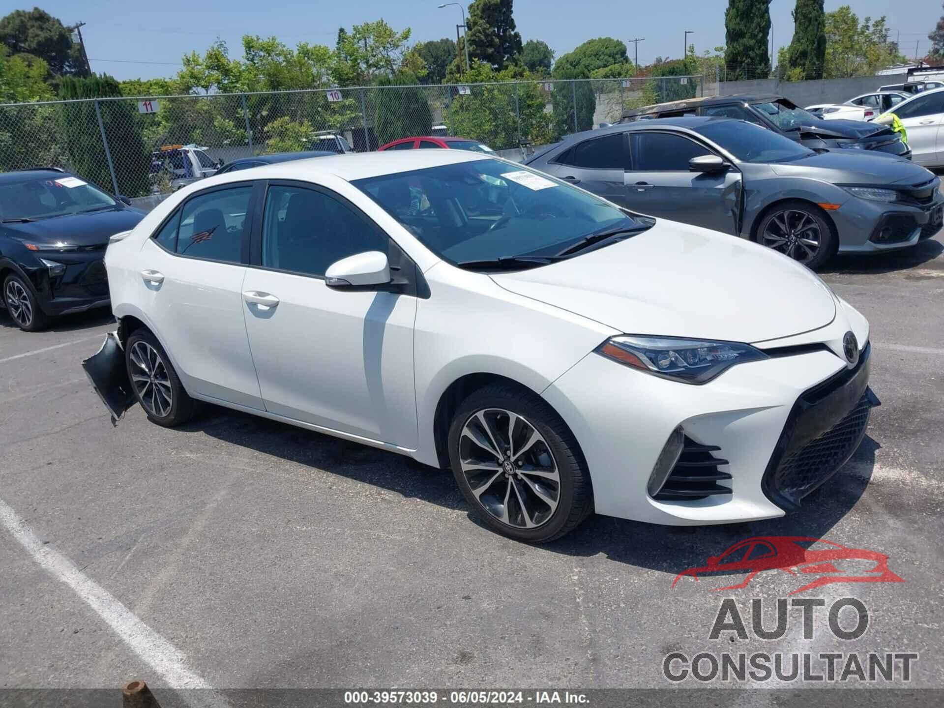 TOYOTA COROLLA 2018 - 5YFBURHE4JP759808