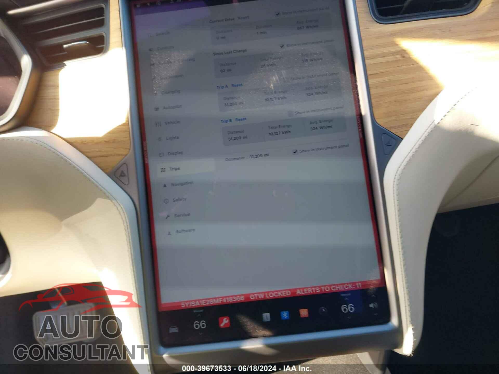 TESLA MODEL S 2021 - 5YJSA1E28MF418366