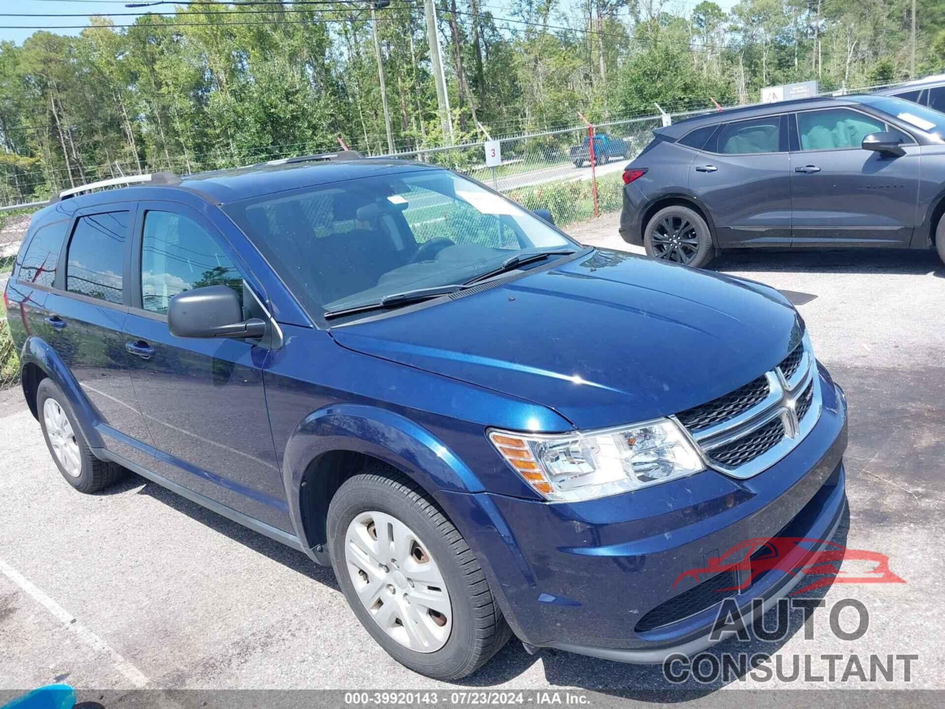 DODGE JOURNEY 2017 - 3C4PDCAB5HT673997