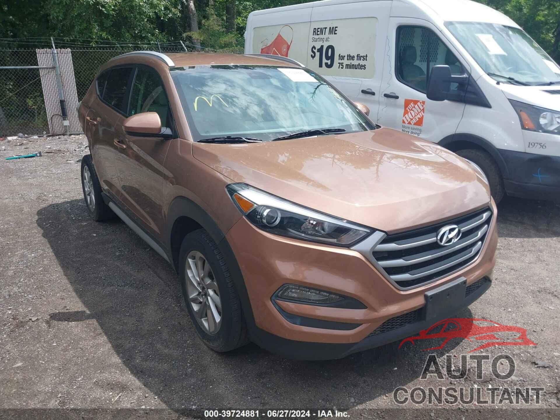 HYUNDAI TUCSON 2017 - KM8J33A41HU538771