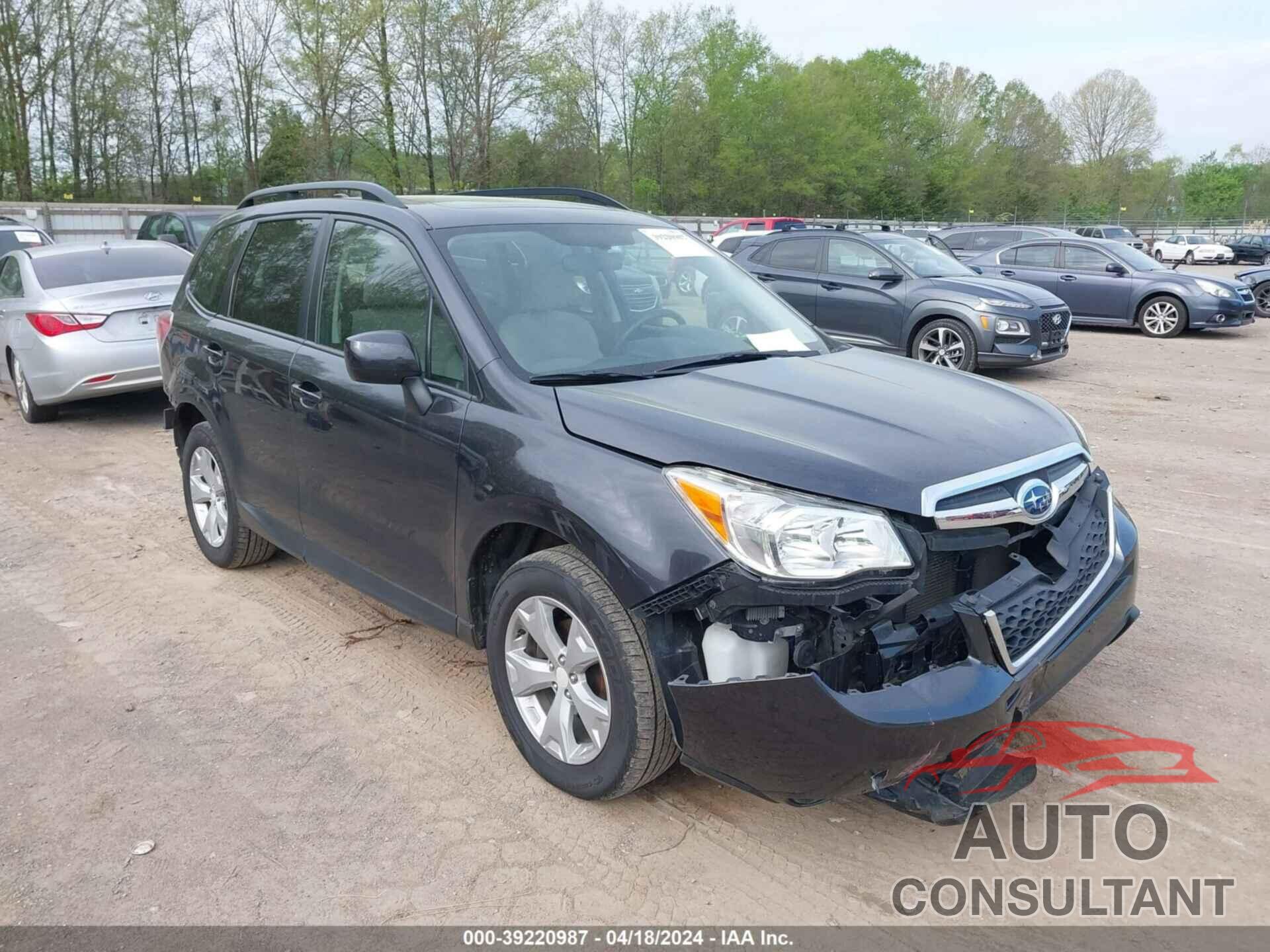 SUBARU FORESTER 2016 - JF2SJADC8GH532383