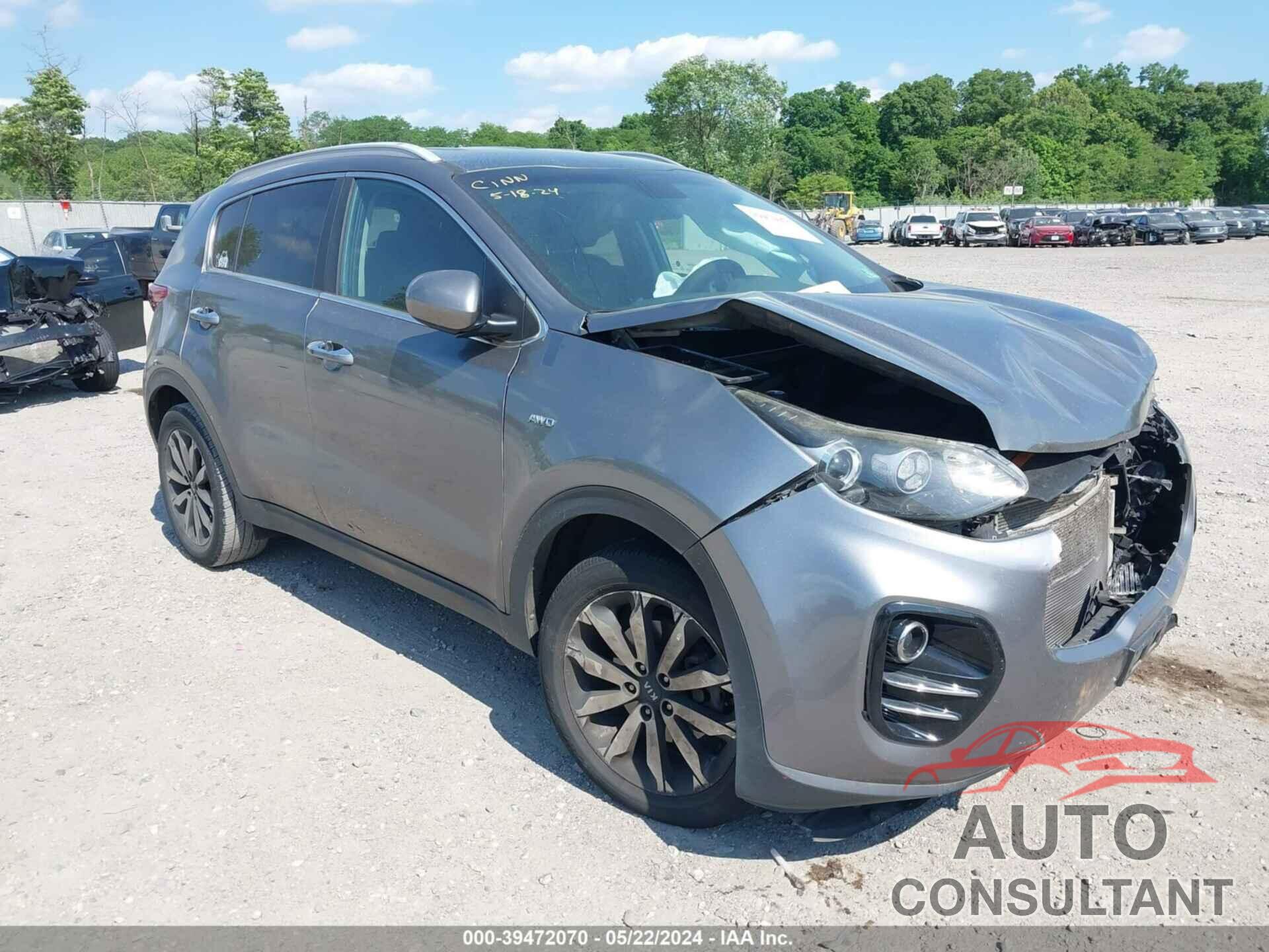 KIA SPORTAGE 2017 - KNDPNCAC2H7140208