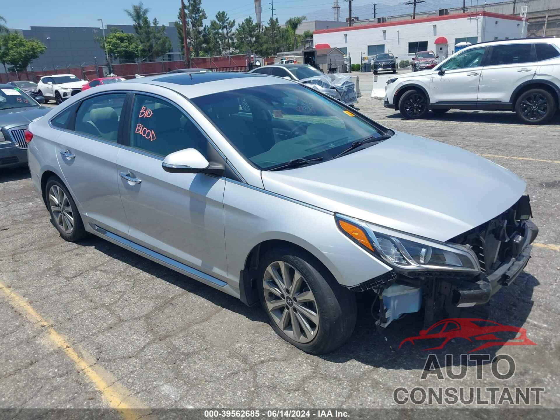 HYUNDAI SONATA 2017 - 5NPE34AF5HH482423