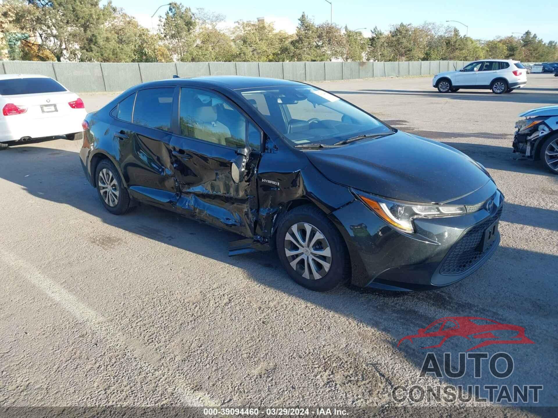 TOYOTA COROLLA 2021 - JTDEAMDE5MJ013178