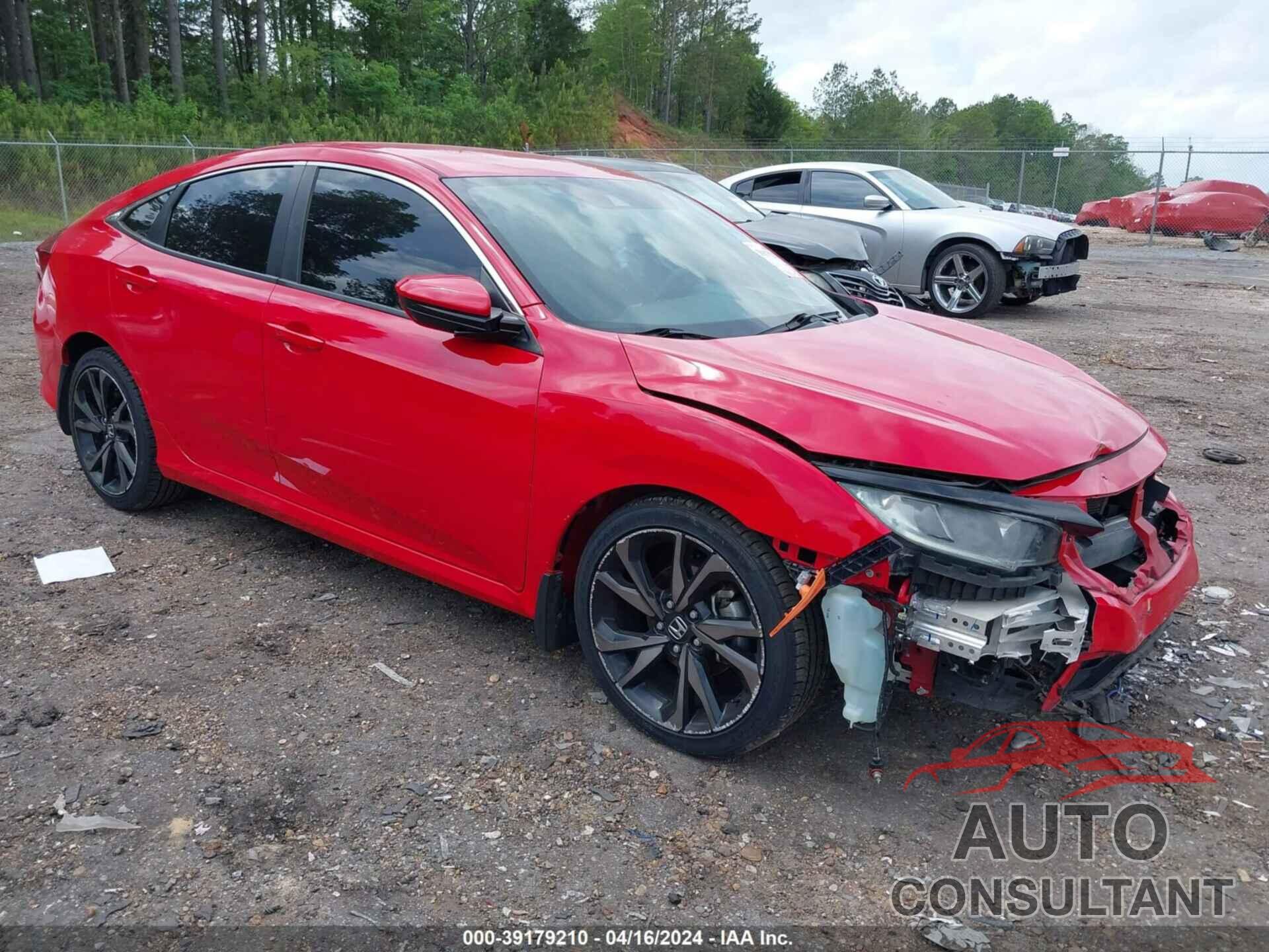 HONDA CIVIC 2019 - 2HGFC2F82KH552514