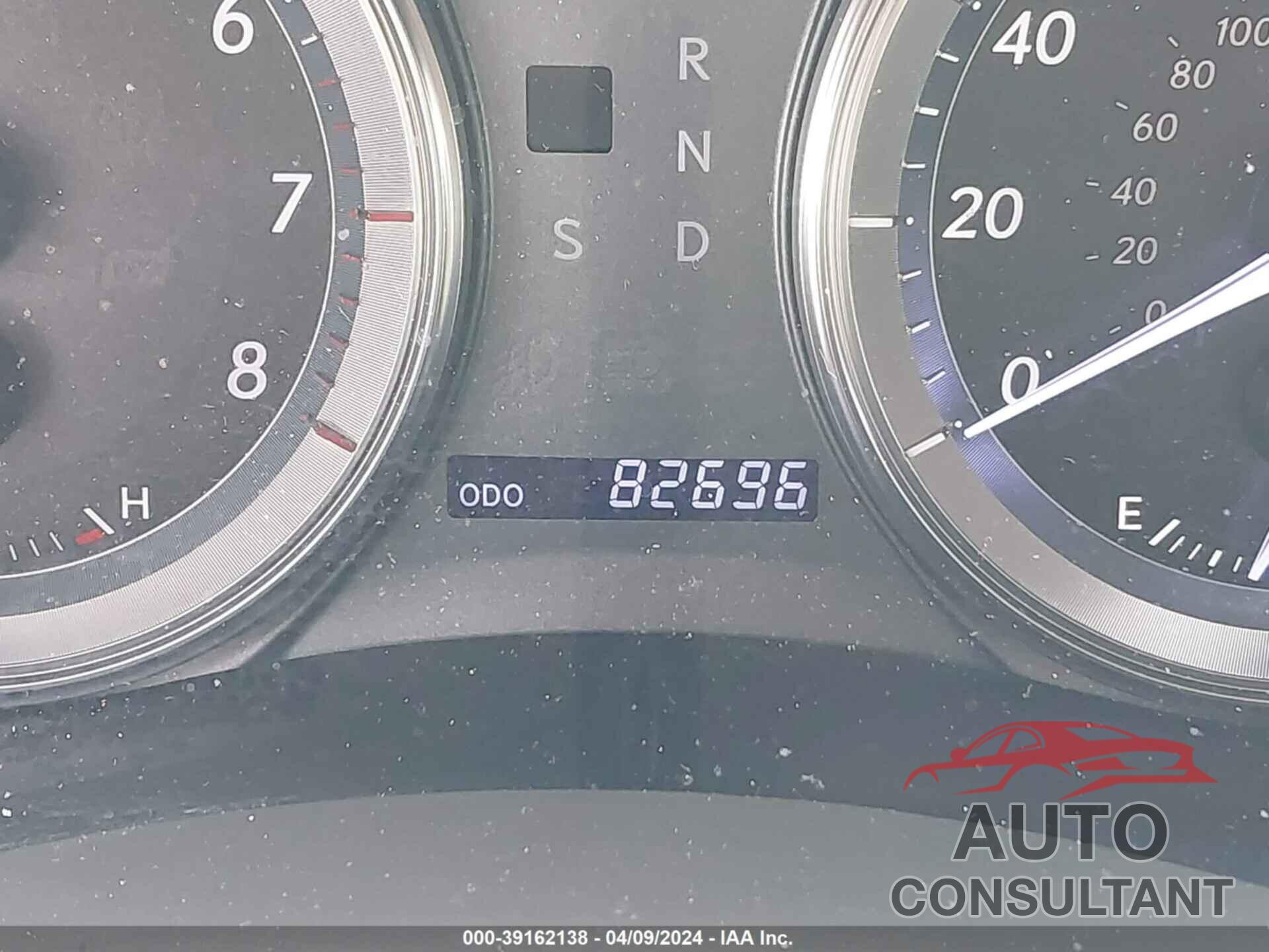 LEXUS ES 350 2012 - JTHBK1EG8C2496624