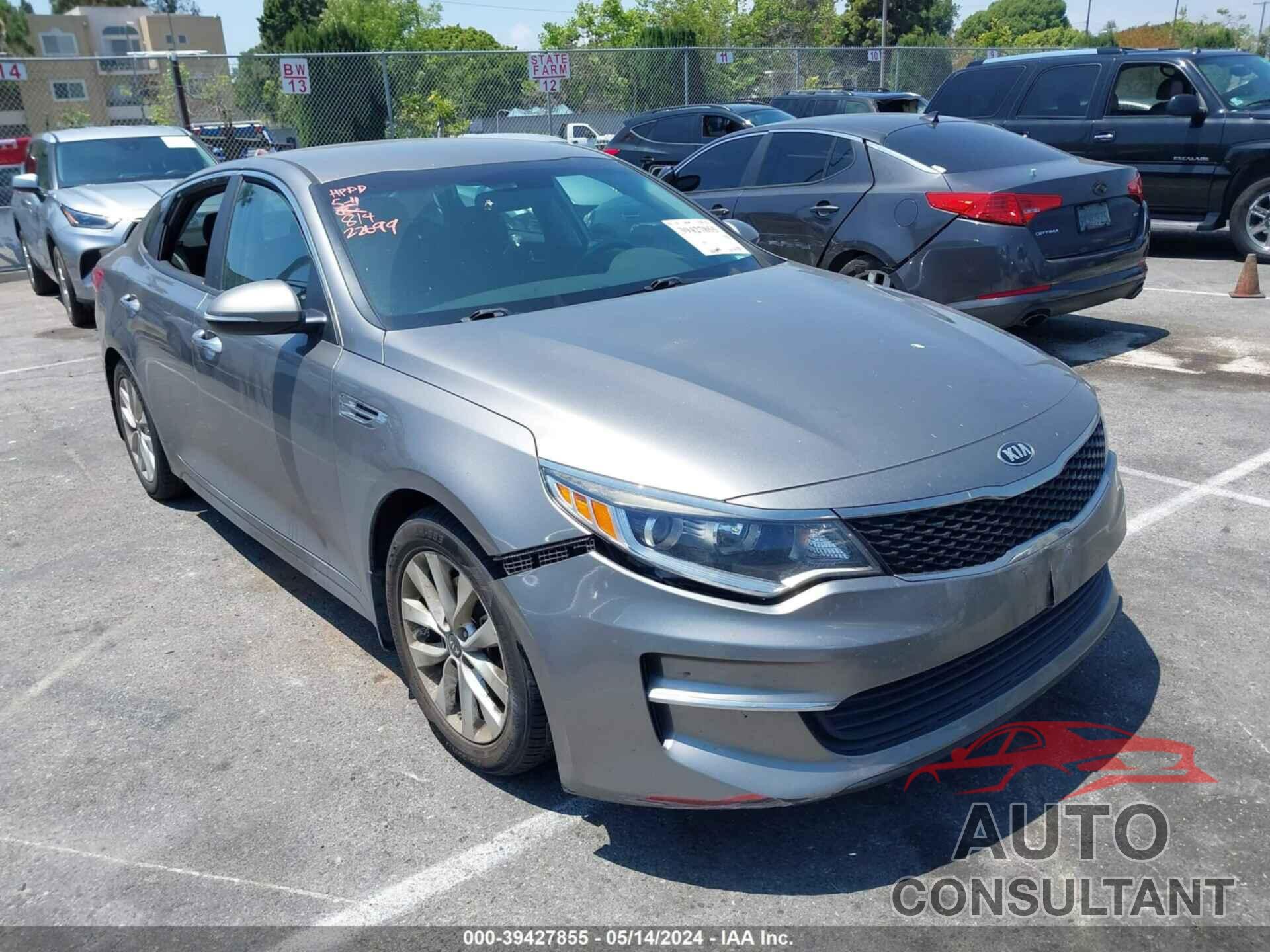 KIA OPTIMA 2018 - 5XXGT4L38JG264814