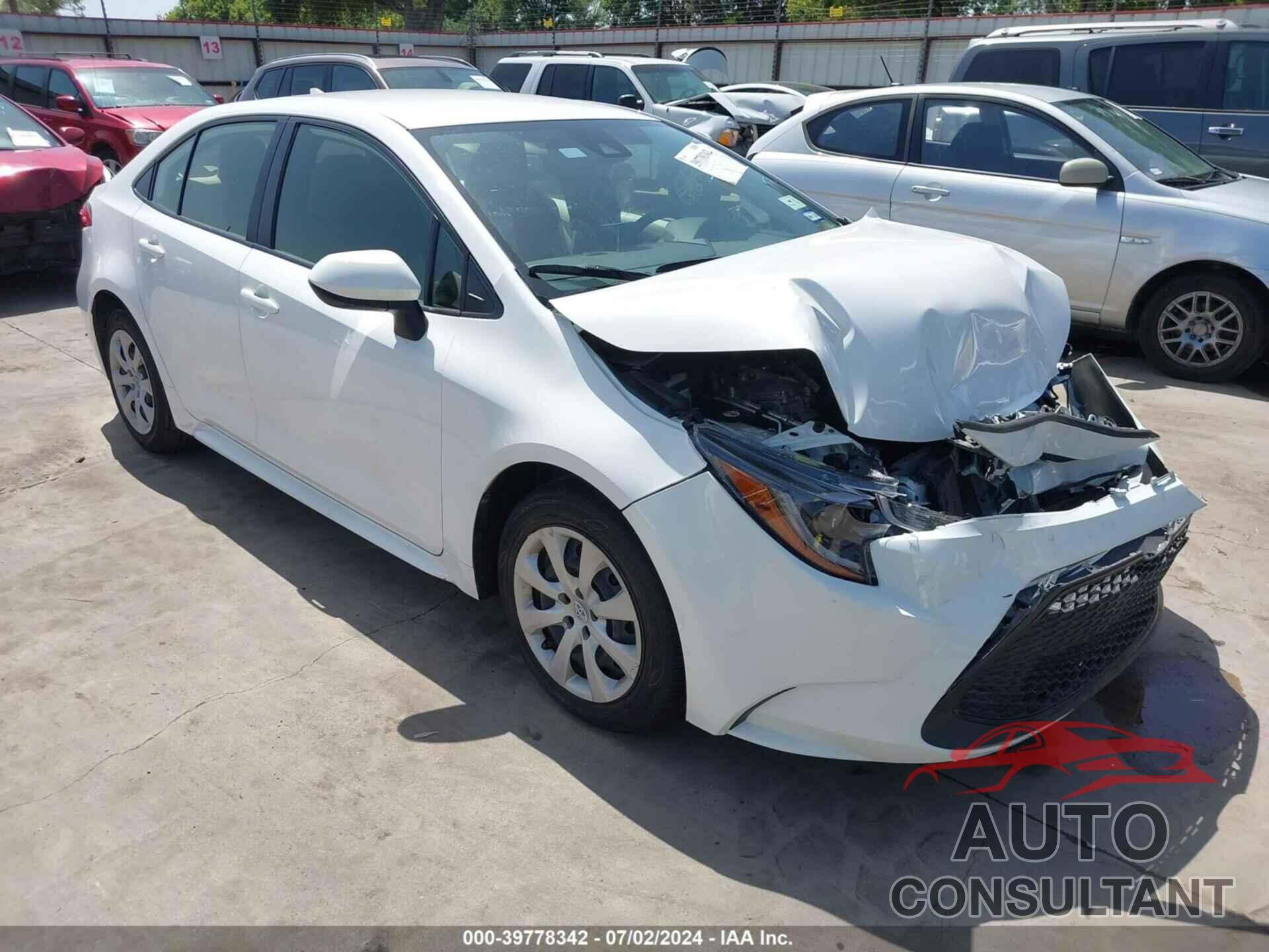 TOYOTA COROLLA 2021 - JTDEPMAE3MJ122287
