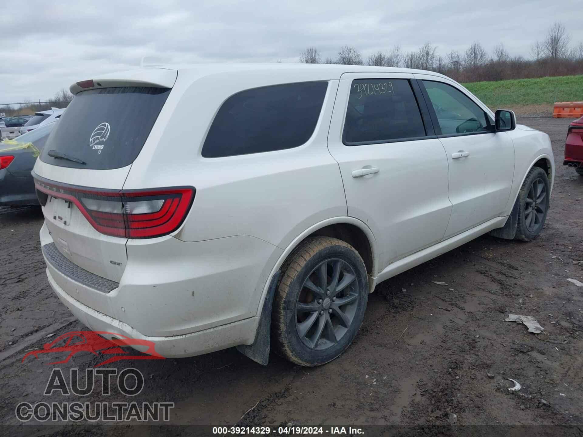 DODGE DURANGO 2018 - 1C4RDJDG3JC194435