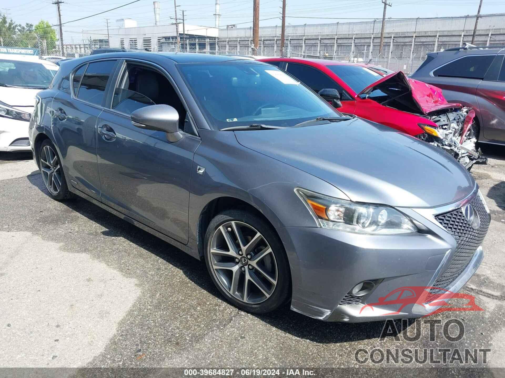 LEXUS CT 200H 2016 - JTHKD5BH3G2270172