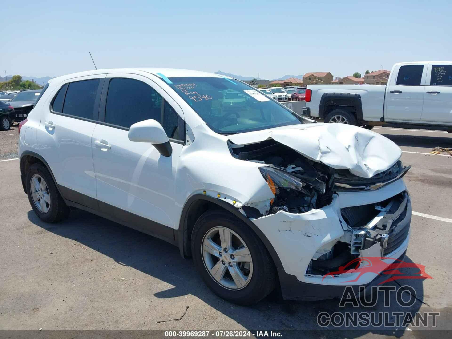 CHEVROLET TRAX 2020 - KL7CJKSB3LB059540