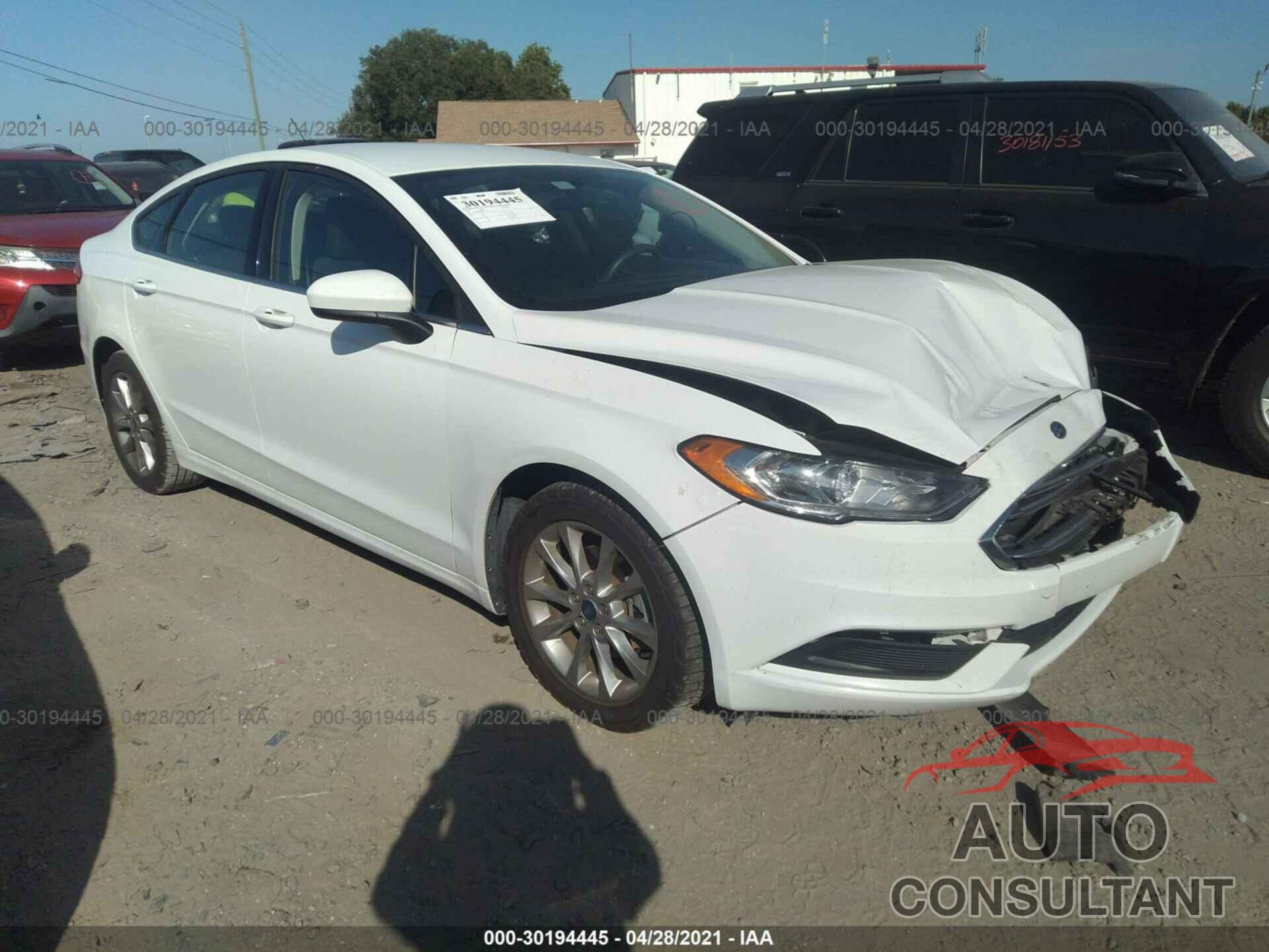 FORD FUSION 2017 - 3FA6P0H77HR301535