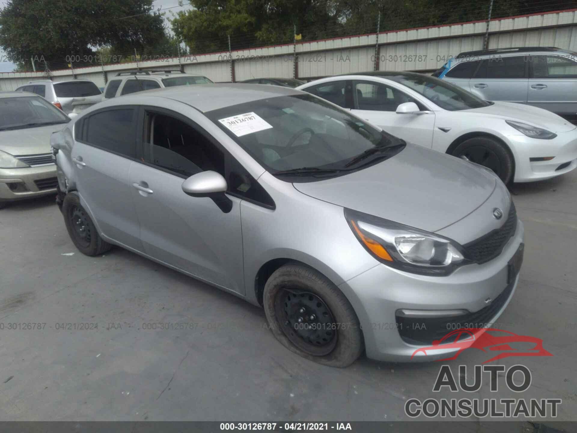 KIA RIO 2016 - KNADM4A38G6593505