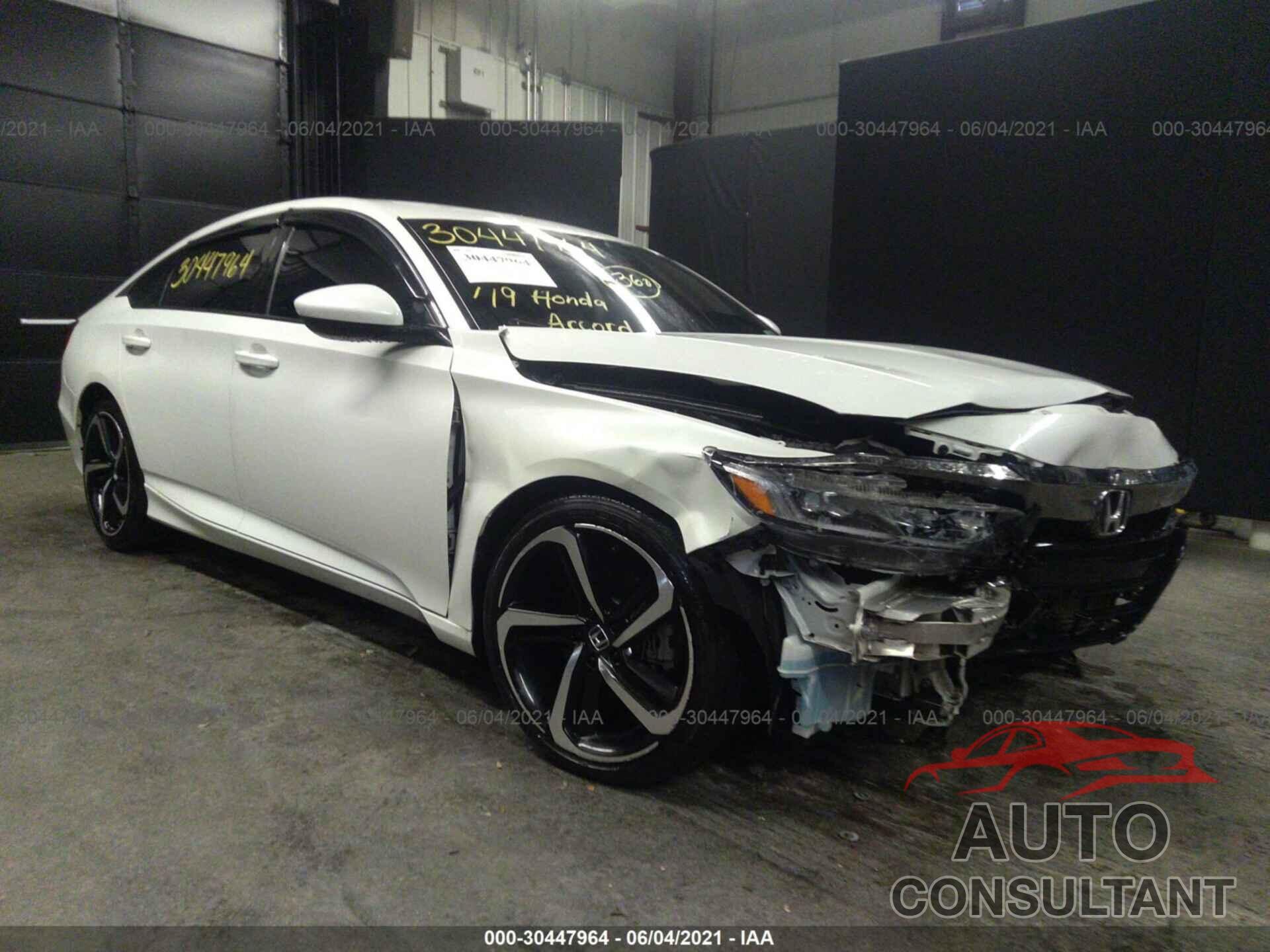 HONDA ACCORD SEDAN 2019 - 1HGCV1F38KA152757