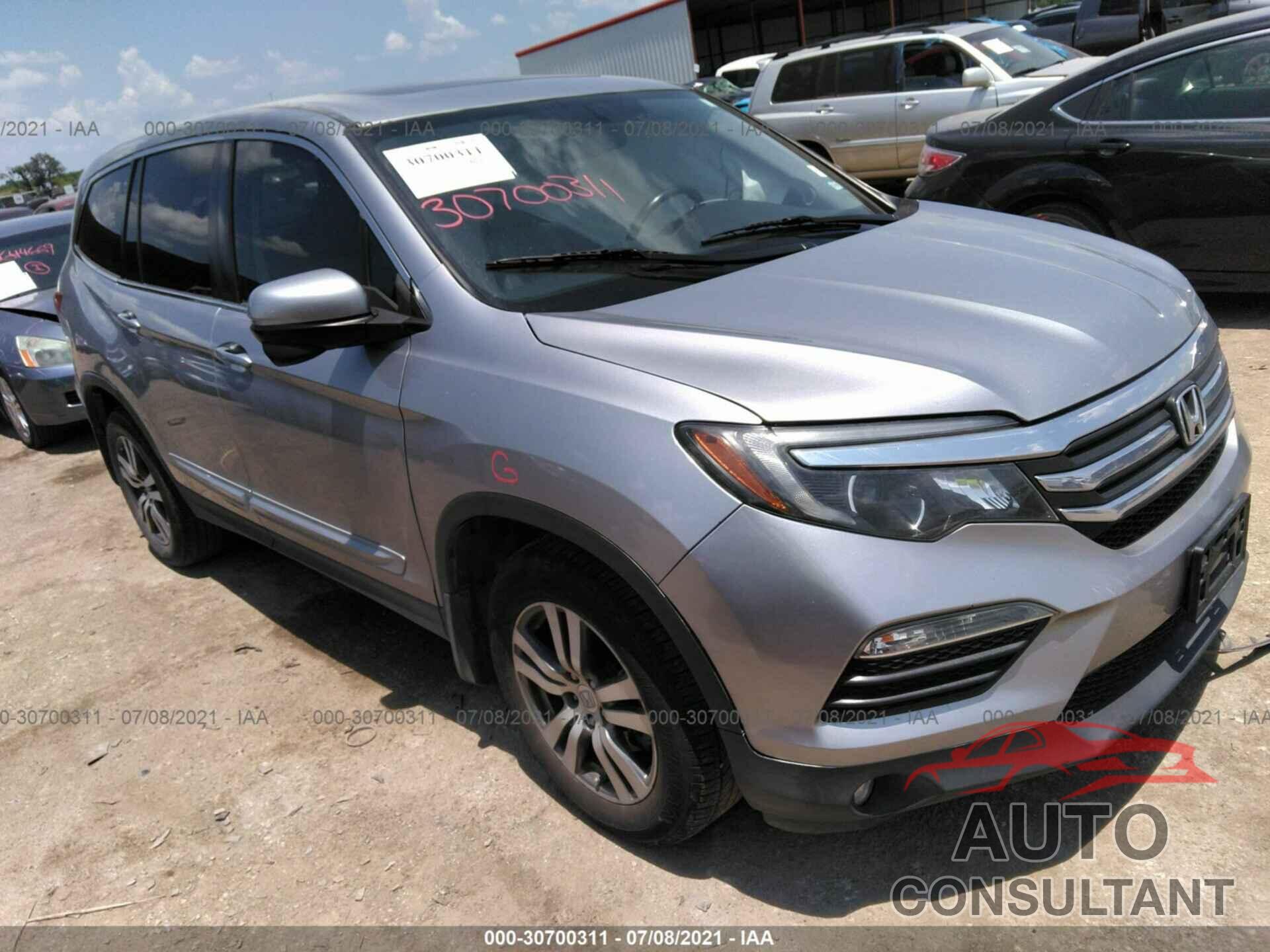 HONDA PILOT 2016 - 5FNYF5H51GB033468