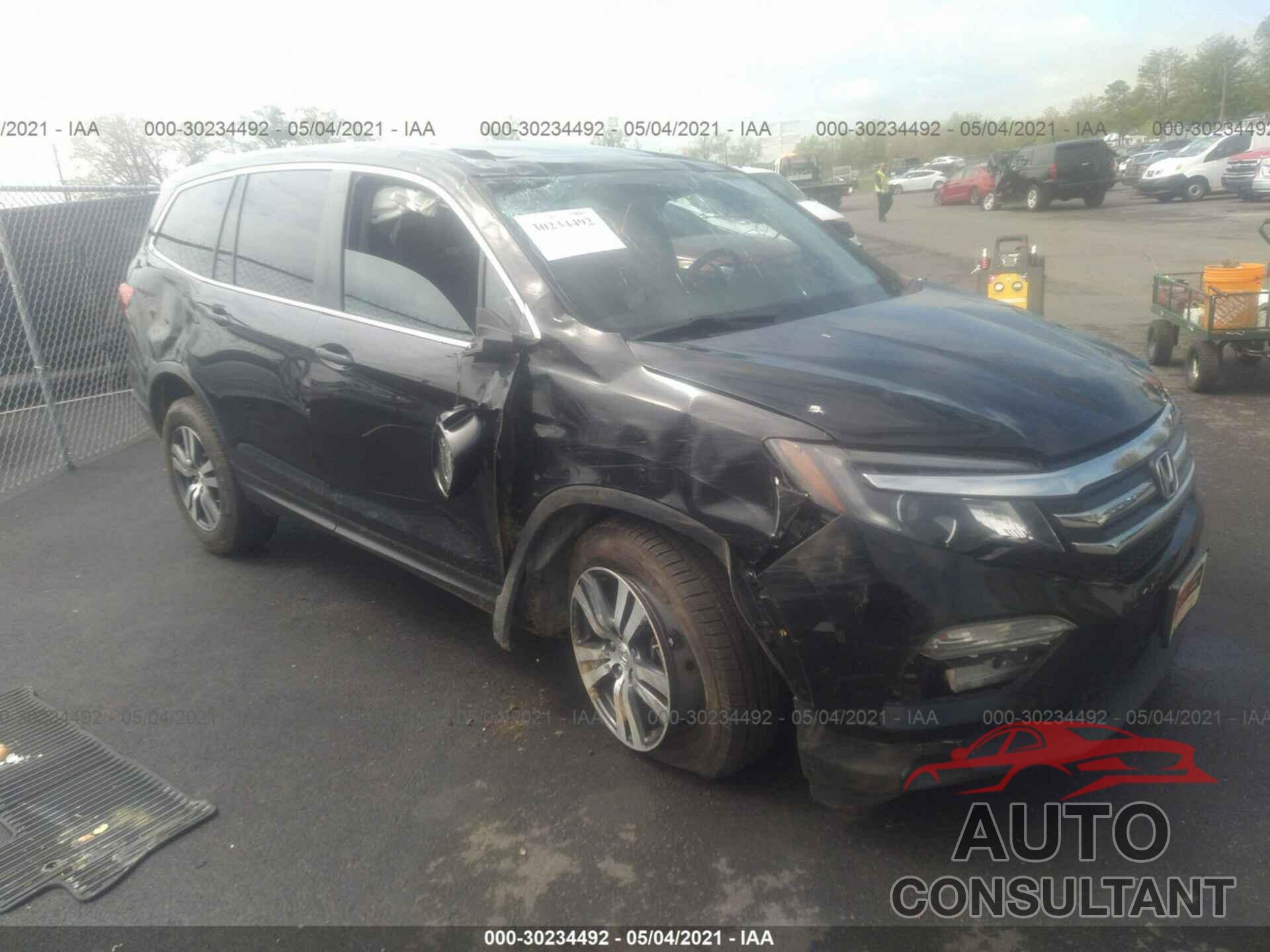 HONDA PILOT 2017 - 5FNYF6H75HB049925