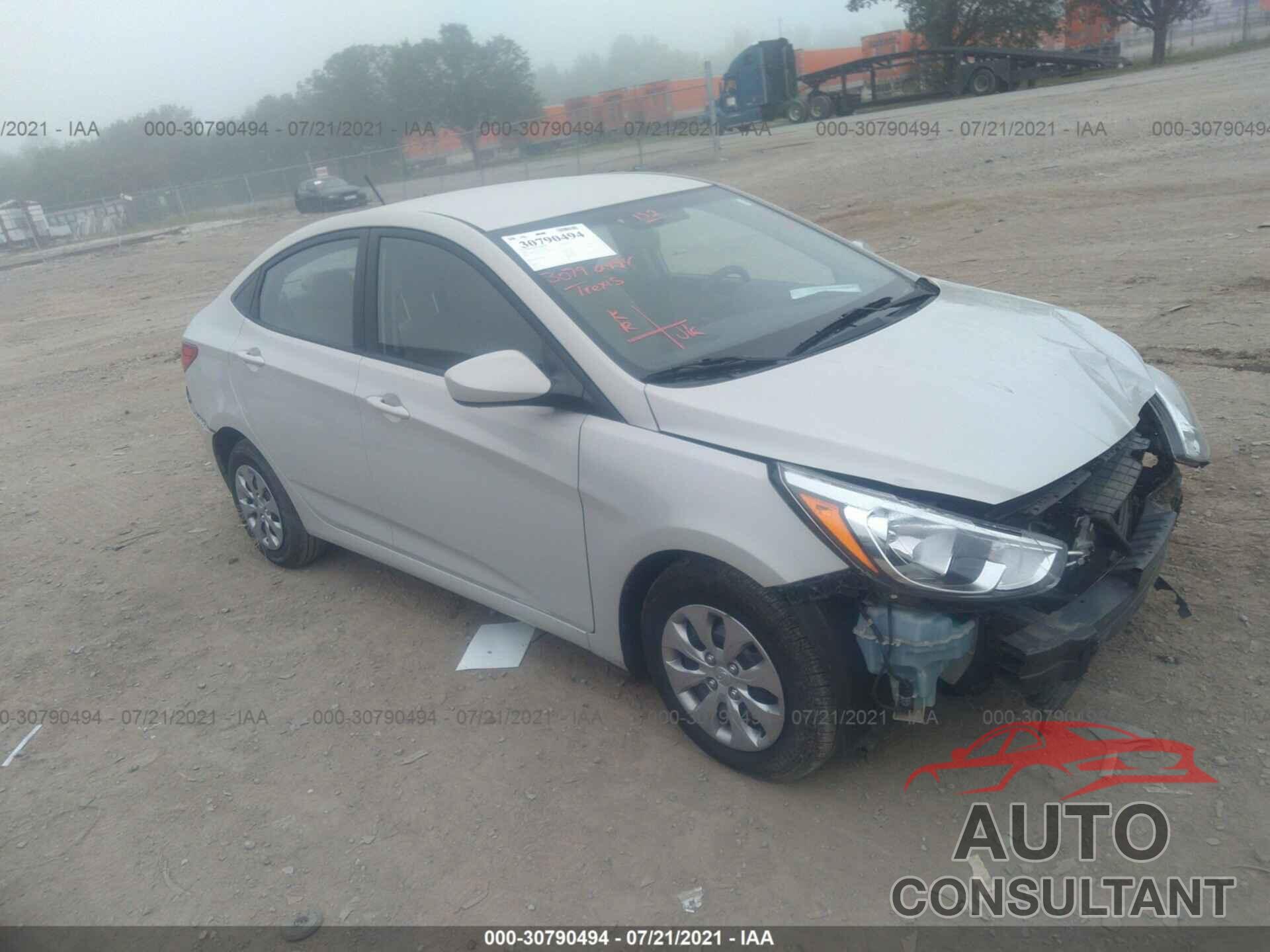 HYUNDAI ACCENT 2016 - KMHCT4AE3GU135302