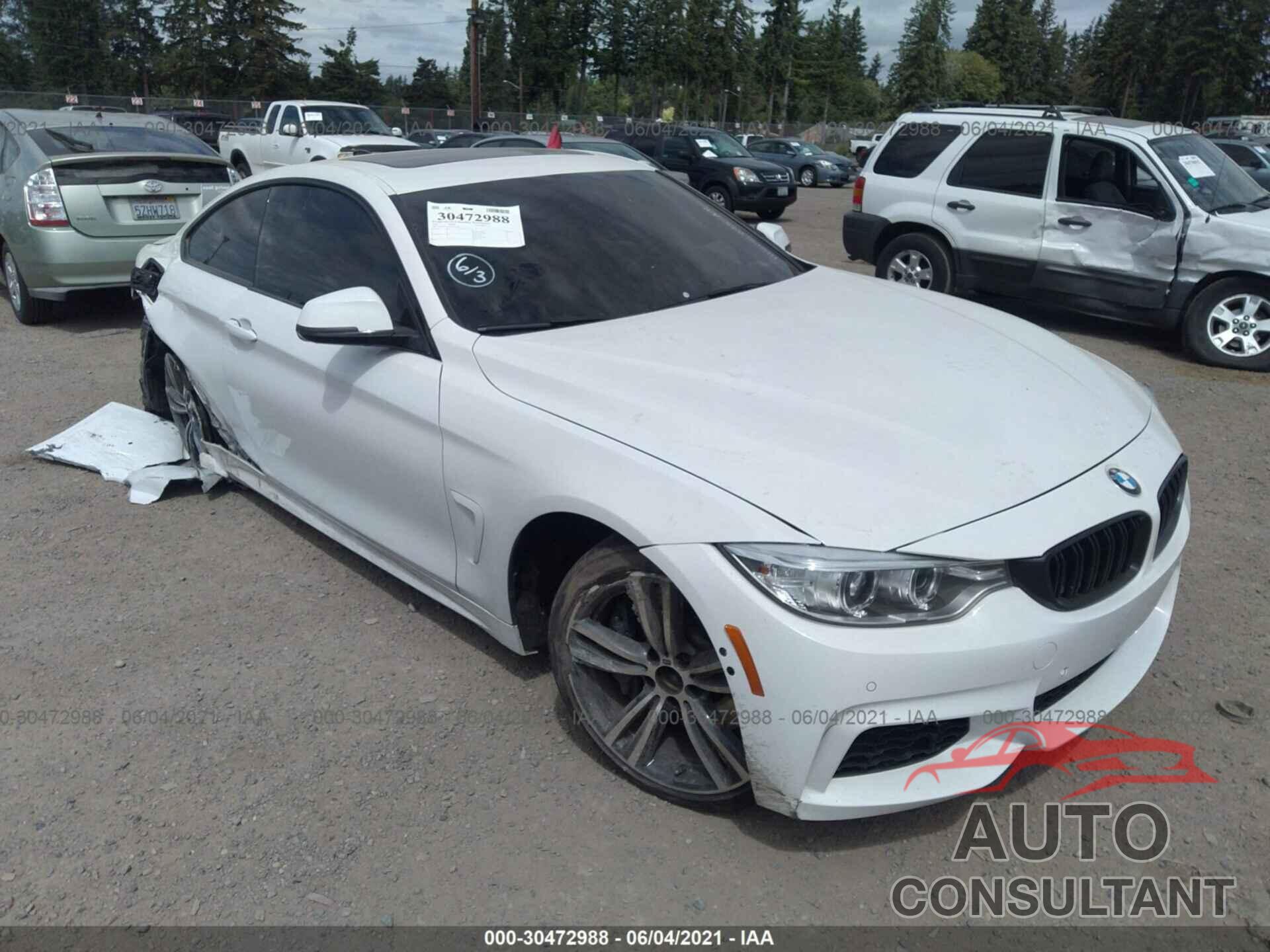 BMW 4 SERIES 2016 - WBA3R5C52GK373768