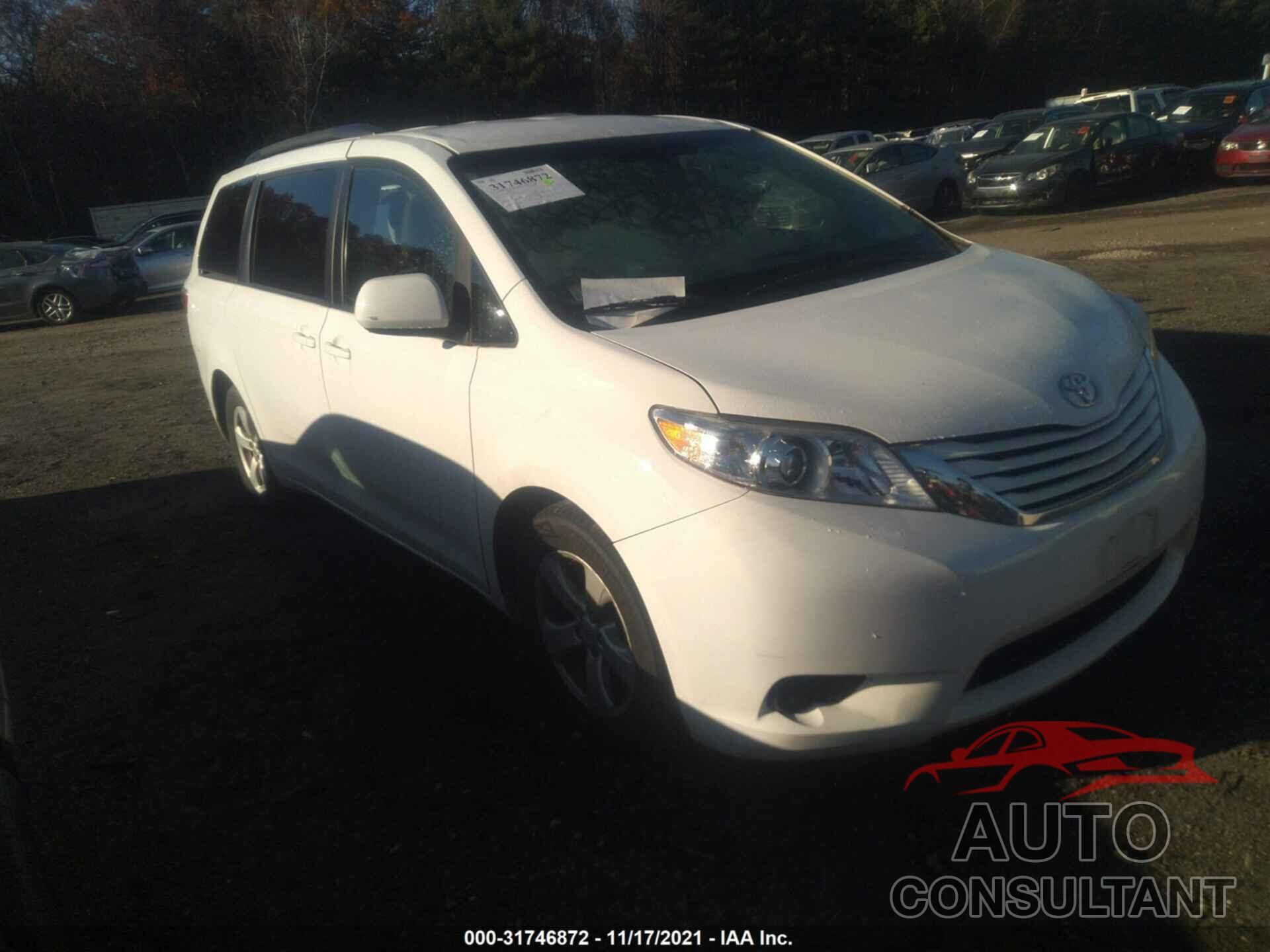 TOYOTA SIENNA 2016 - 5TDKK3DC1GS755920